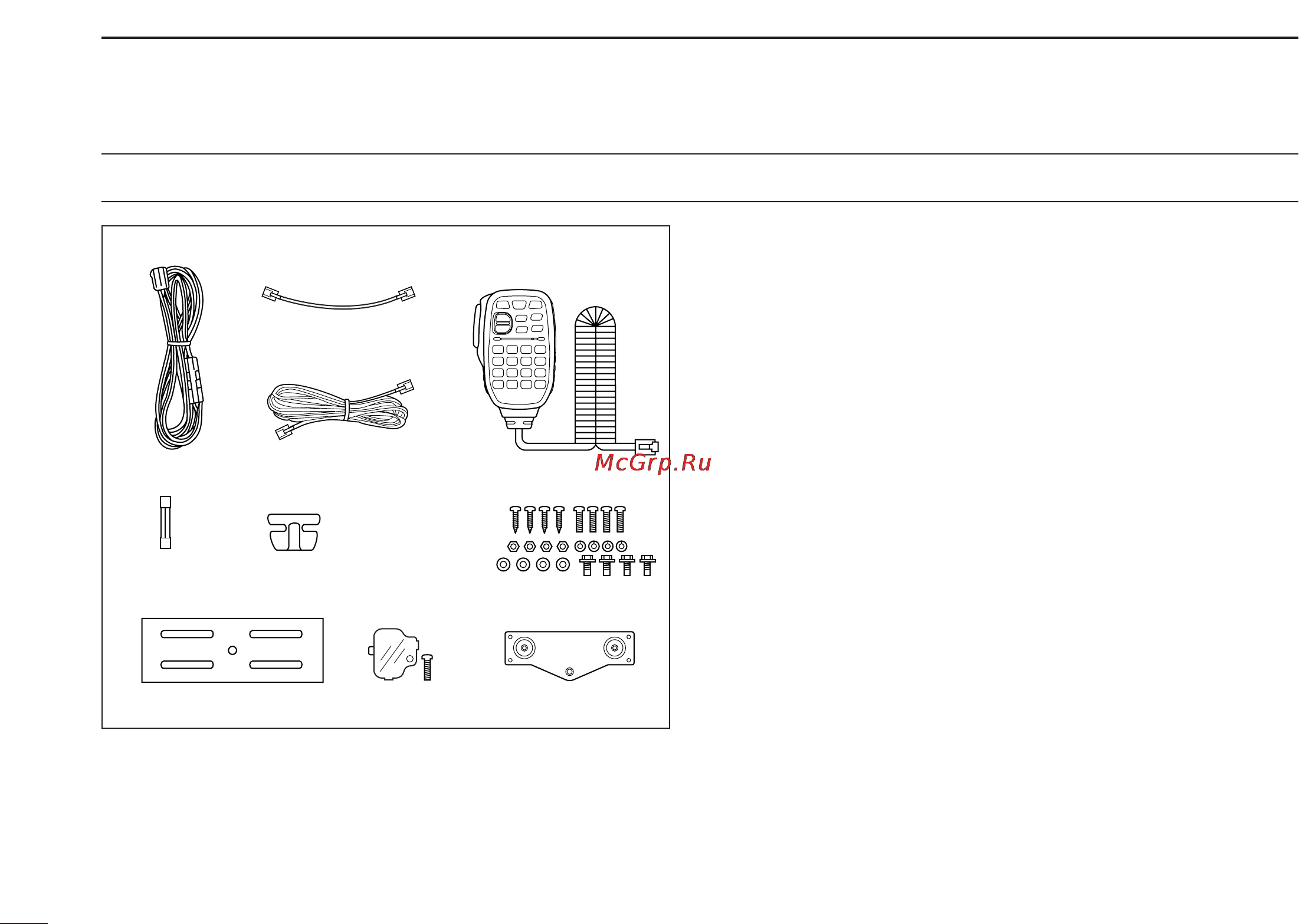 Icom IC-2820H [4/164] Supplied accessories