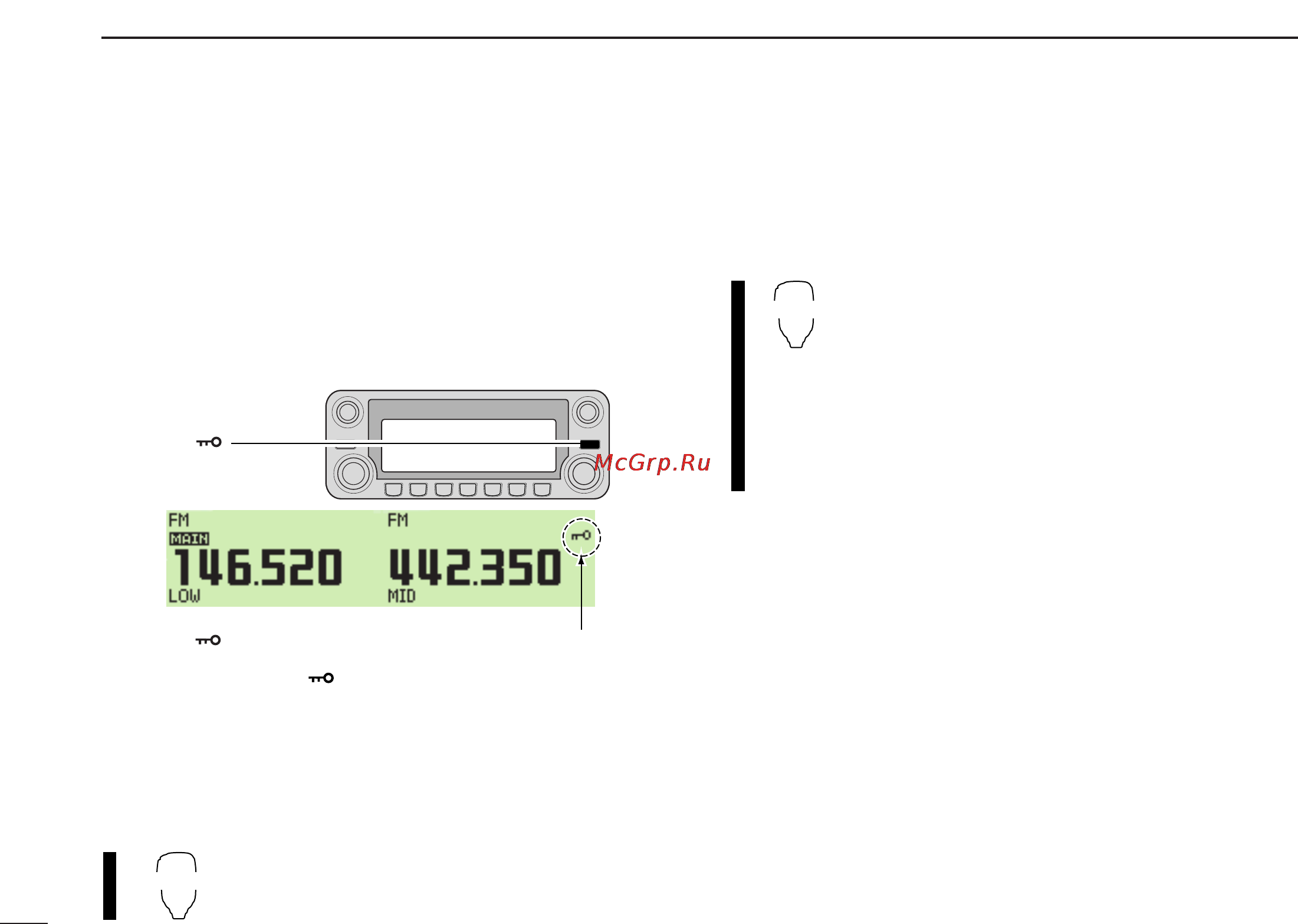 Icom IC-2820H [40/164] Lock functions