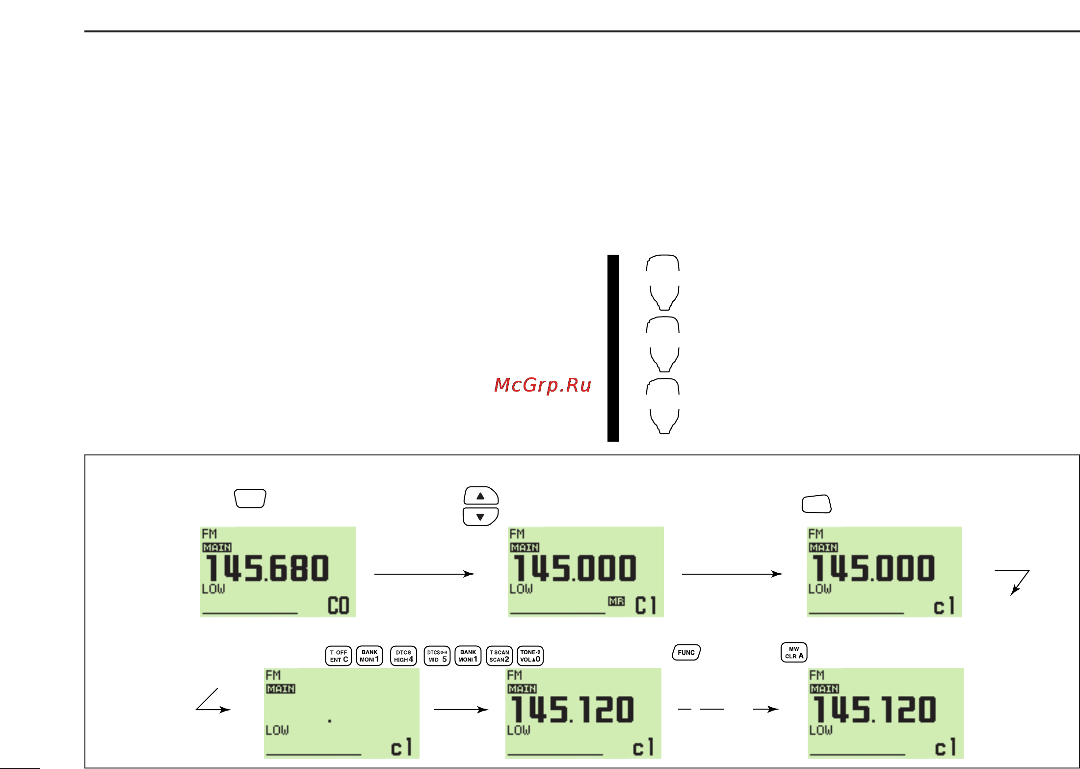 Icom IC-2820H [94/164] Programming a call channel