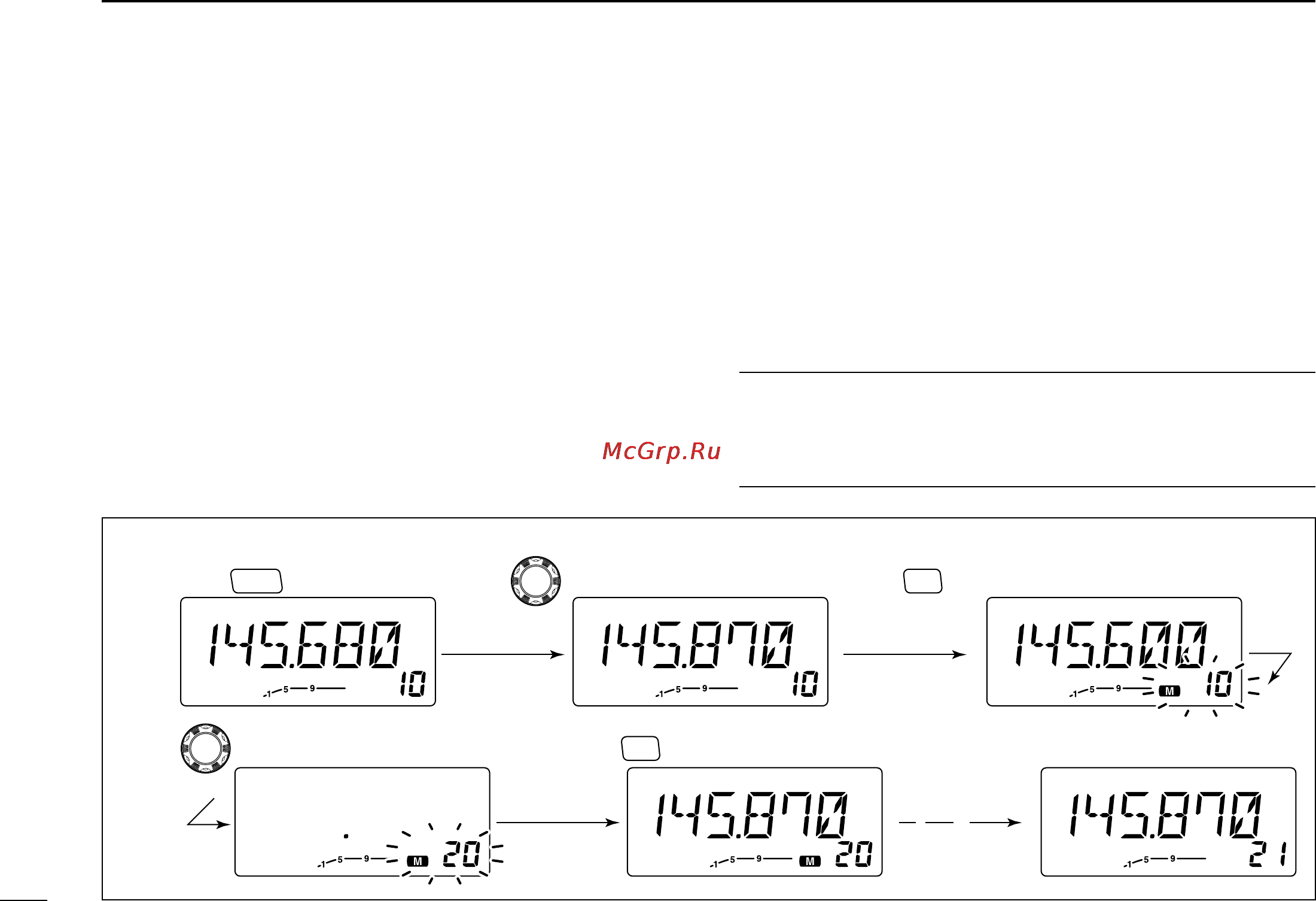 Icom IC-V8000 [36/88] I programming a memory channel