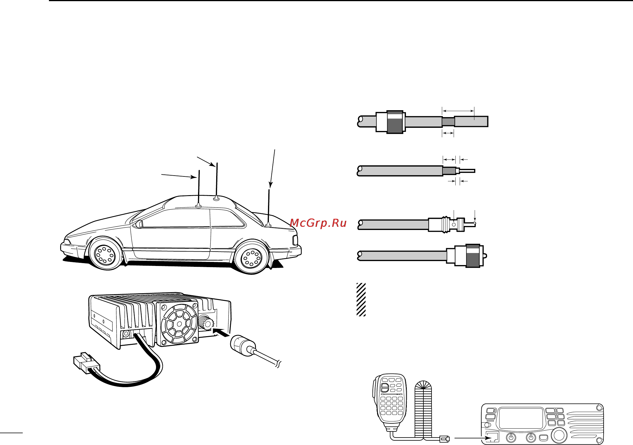 Icom IC-V8000 [8/88] D antenna installation