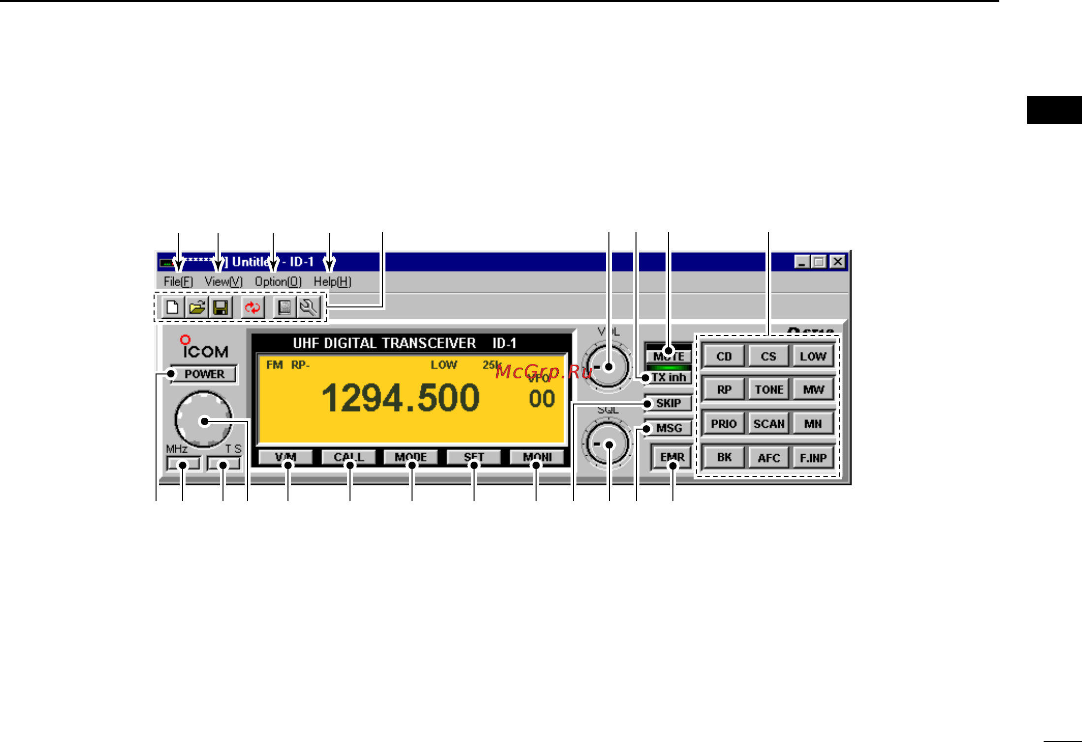 Icom ID-1 [11/124] Application screen