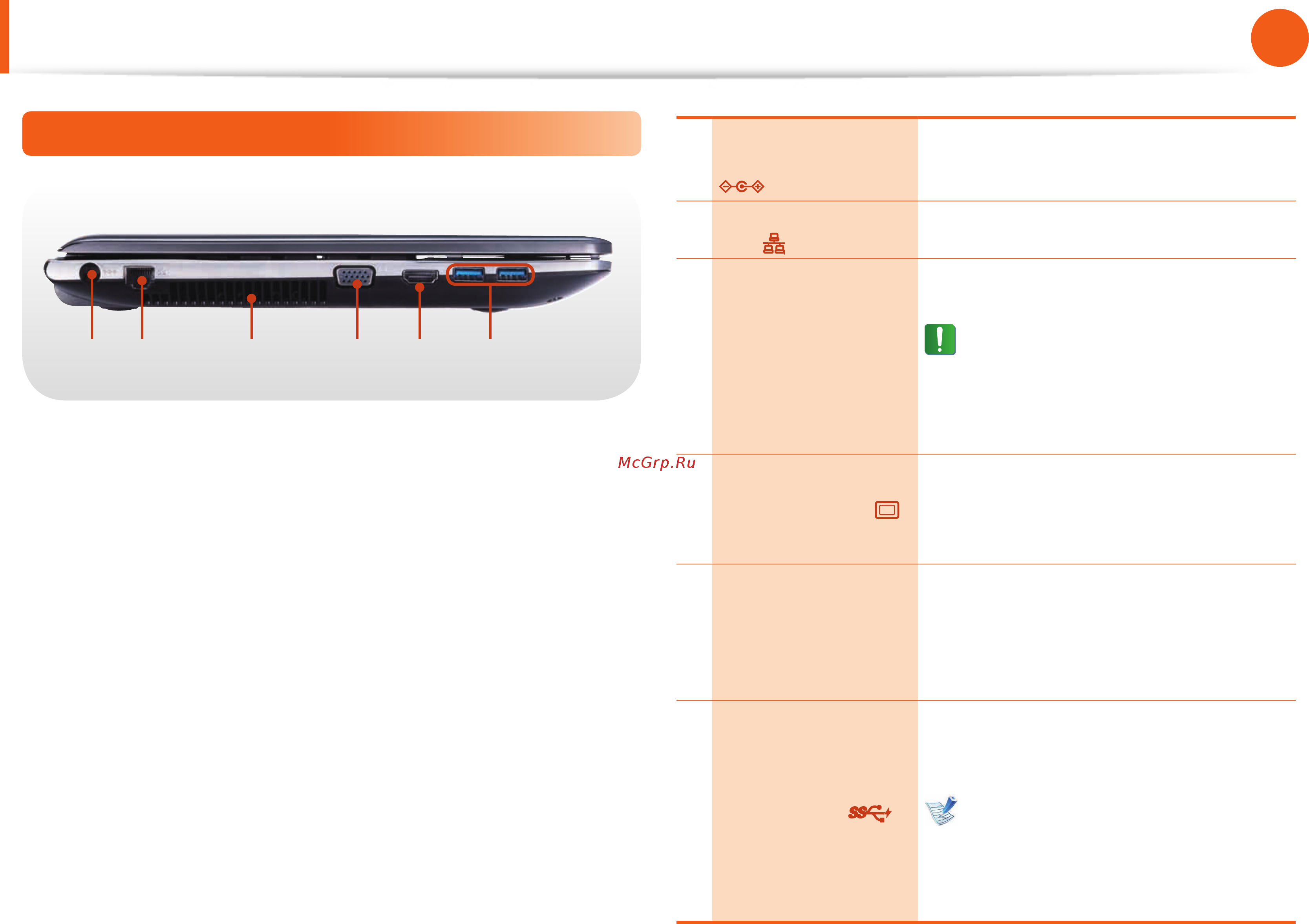 Samsung NP355V5C-S08RU [31/137] Вид слева