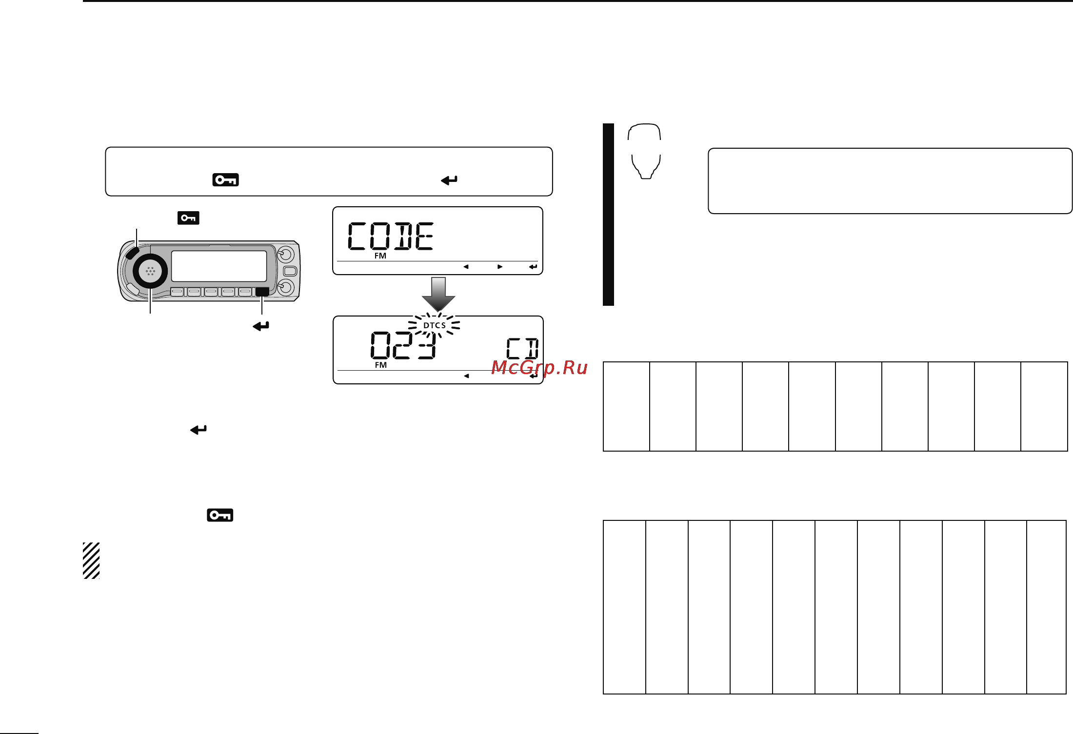 Icom ID-880H [166/196] Tone squelch and pocket beep