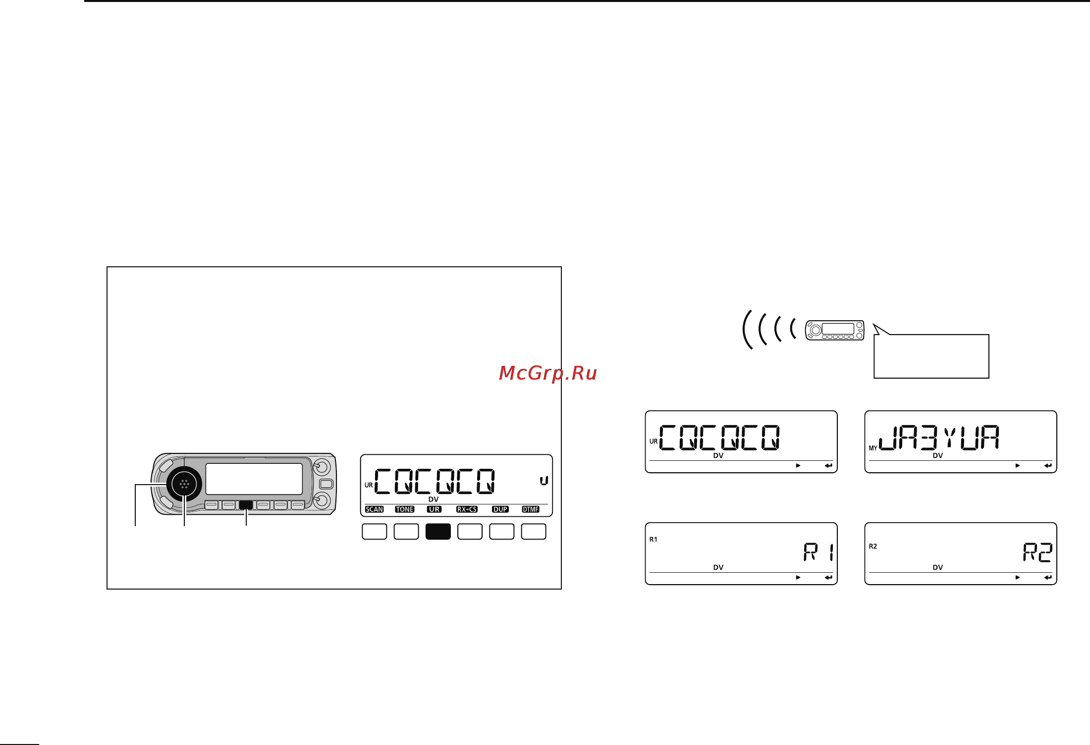 Icom ID-880H [74/196] Simplex operation in the vfo