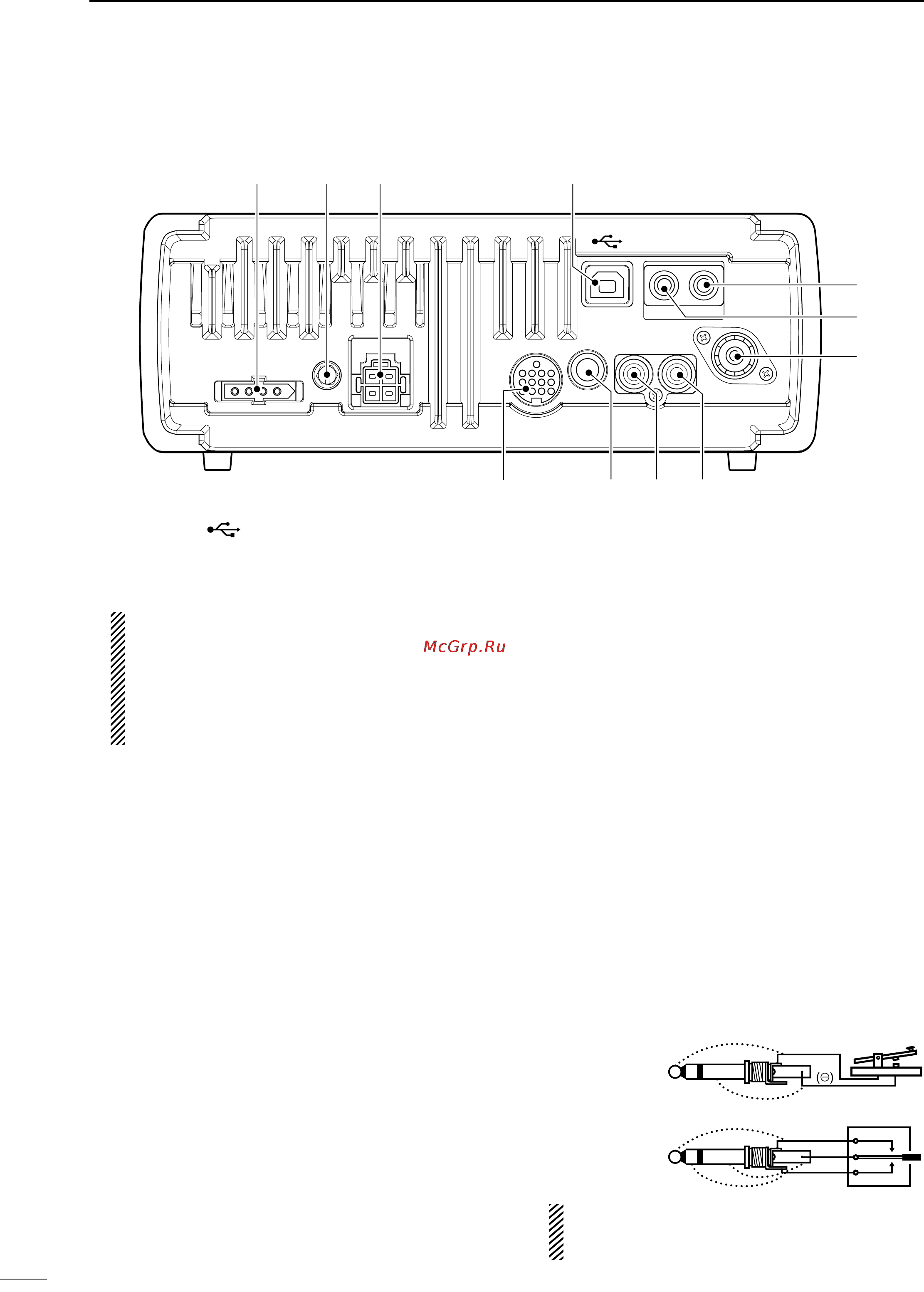 Icom IC-7200 [14/104] Rear panel