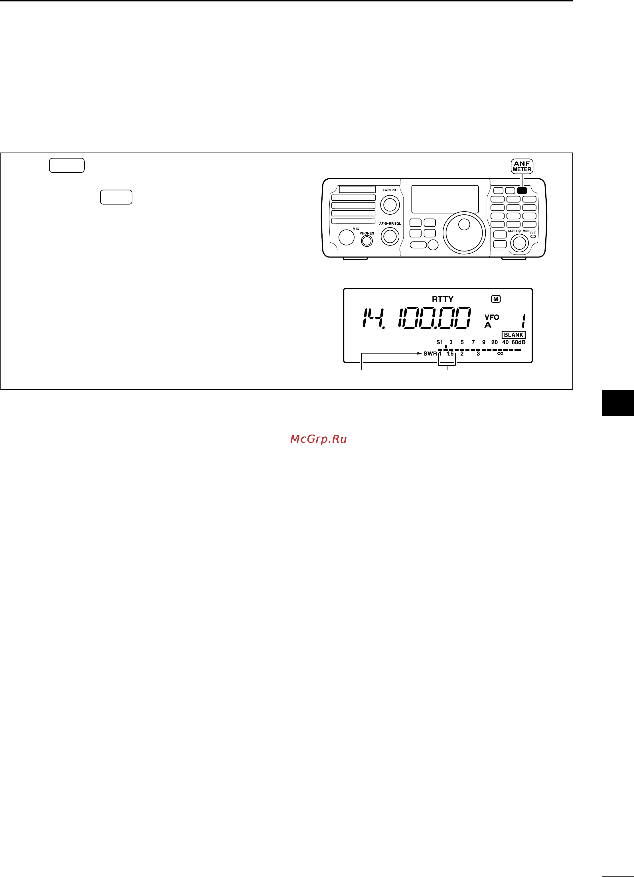 Icom IC-7200 [65/104] Measuring swr