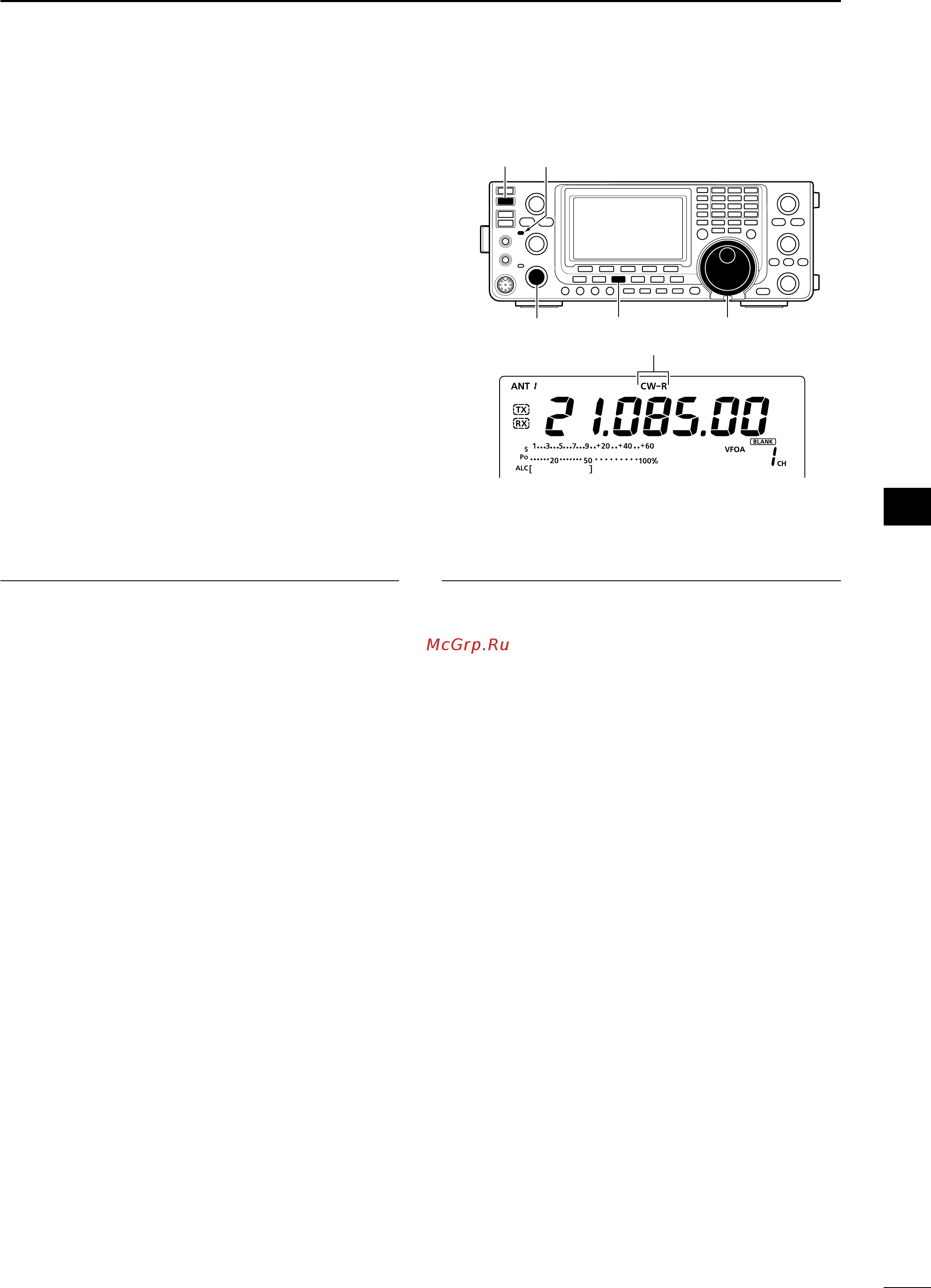 Icom IC-7410 [43/124] Operating cw