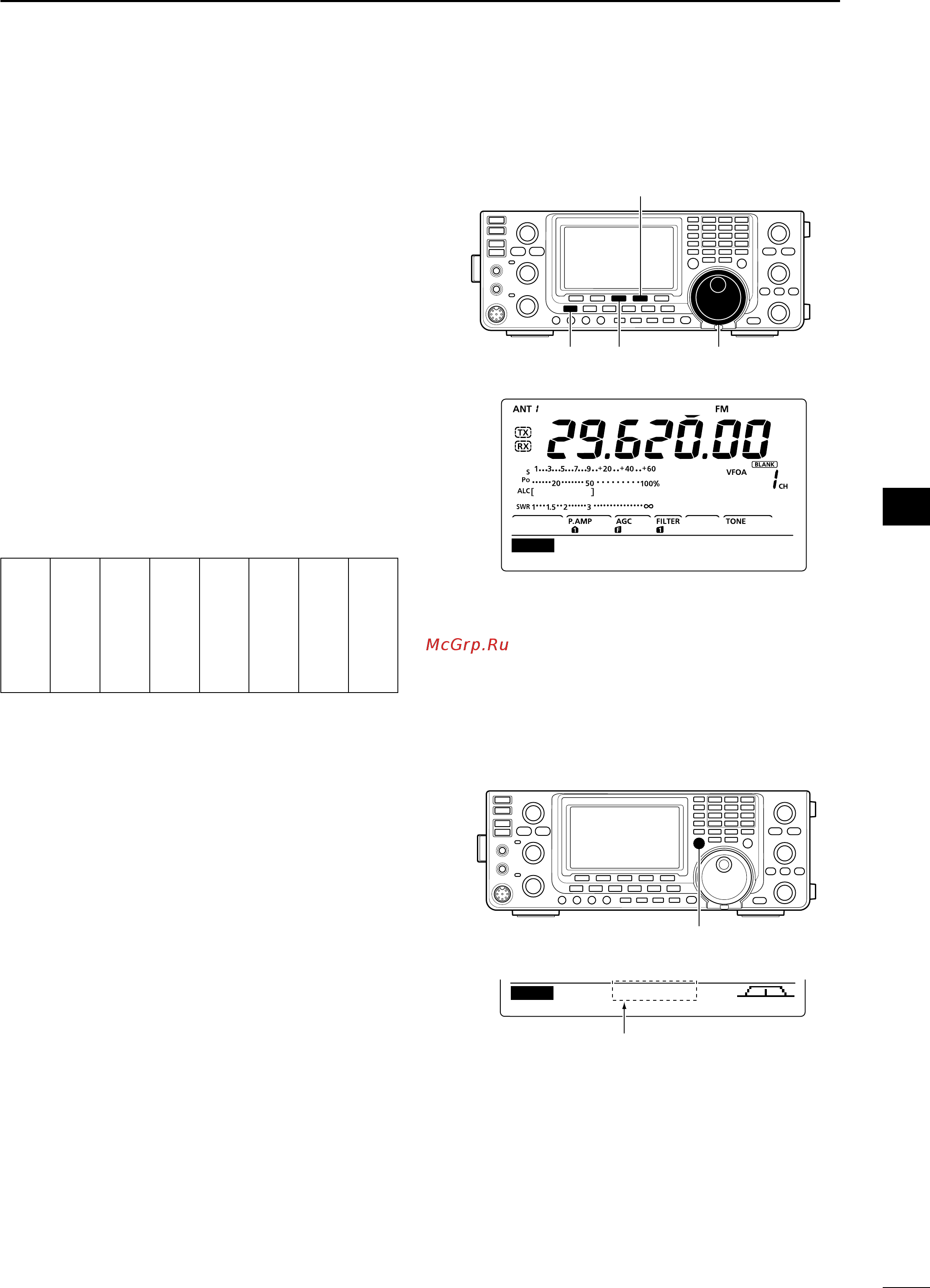 Icom IC-7410 [59/124] D transmit frequency monitor check