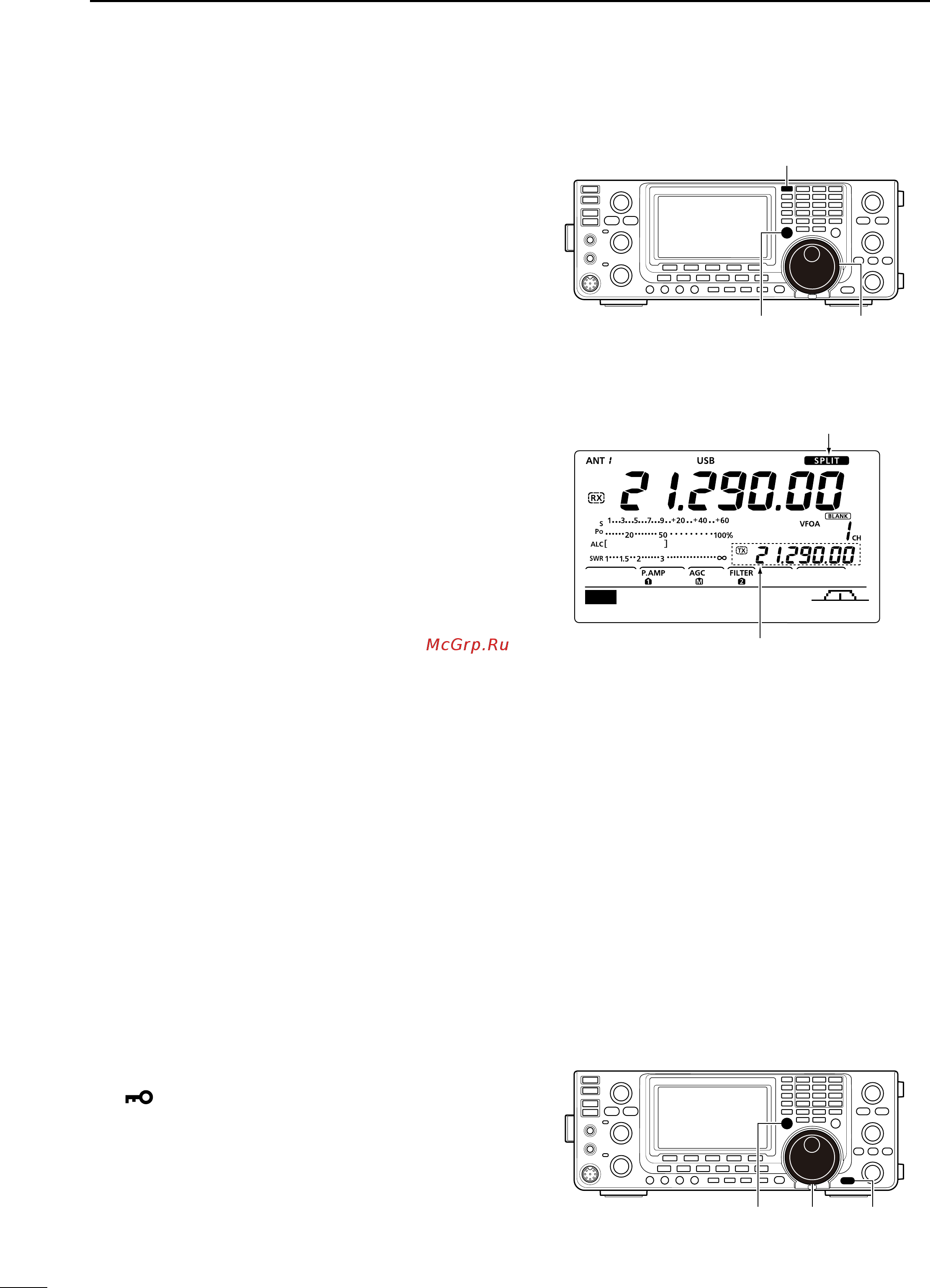 Icom IC-7410 [74/124] Quick split function