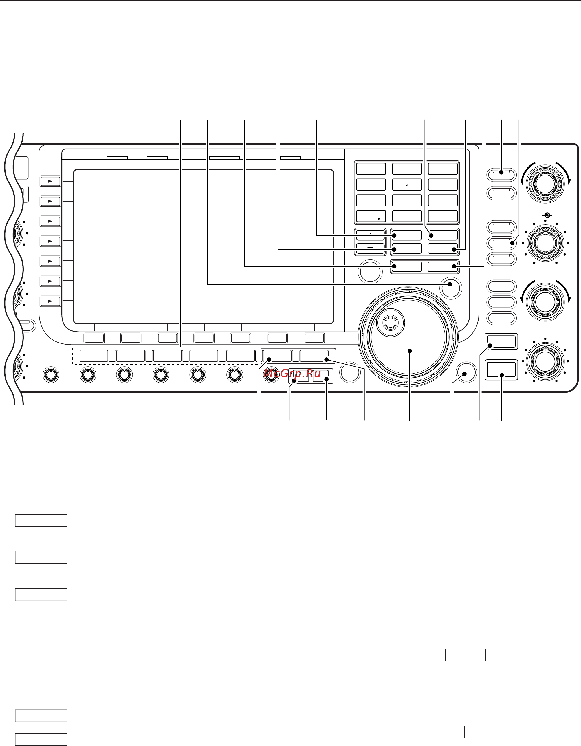 Icom IC-7700 [18/216] Front panel continued