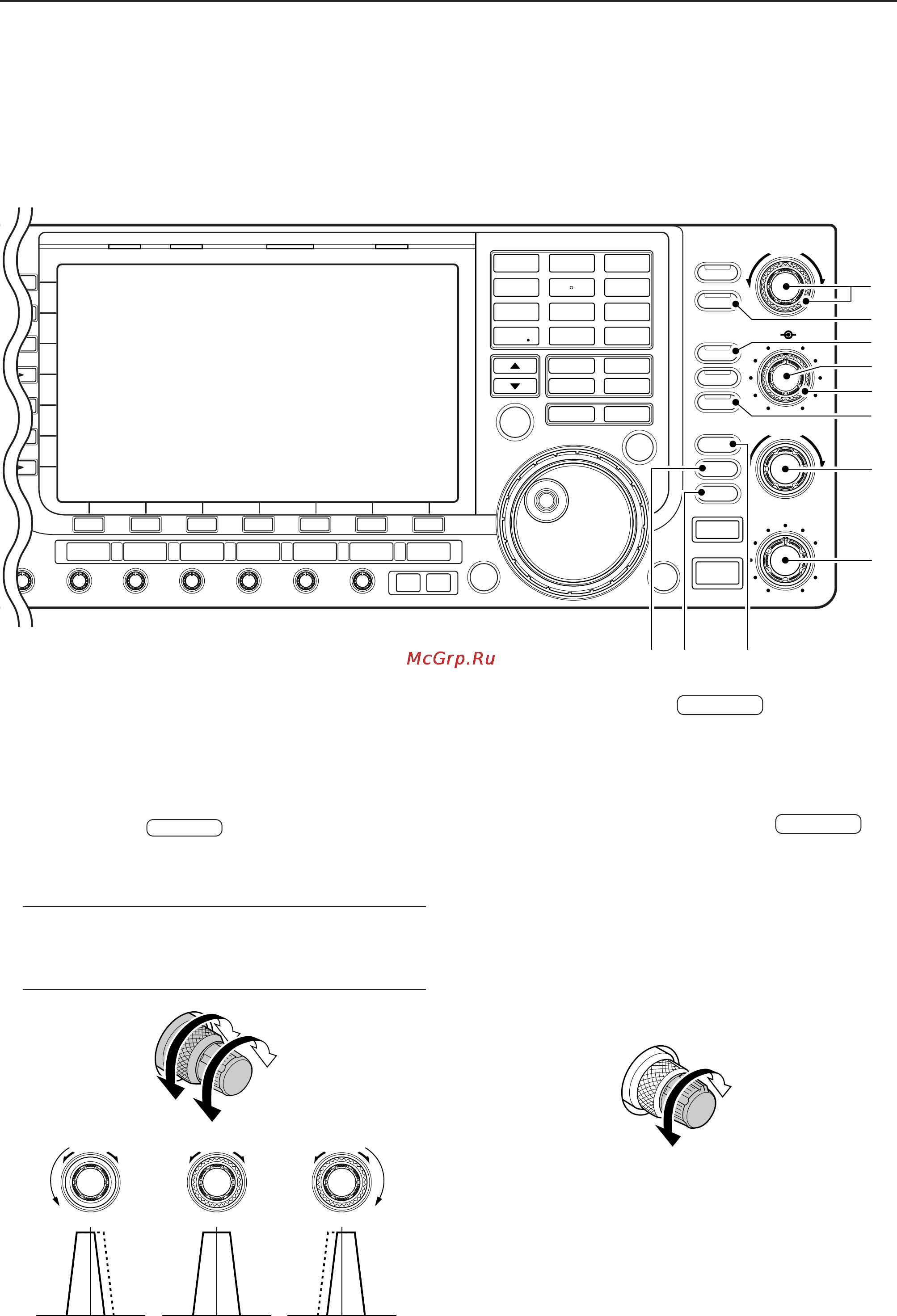Icom IC-7700 [20/216] Front panel continued