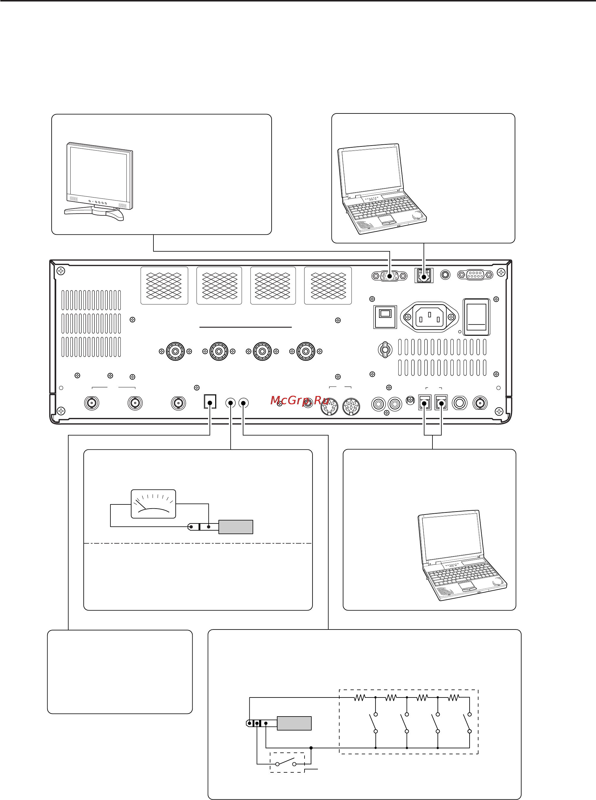Icom IC-7700 [33/216] D rear panel 2