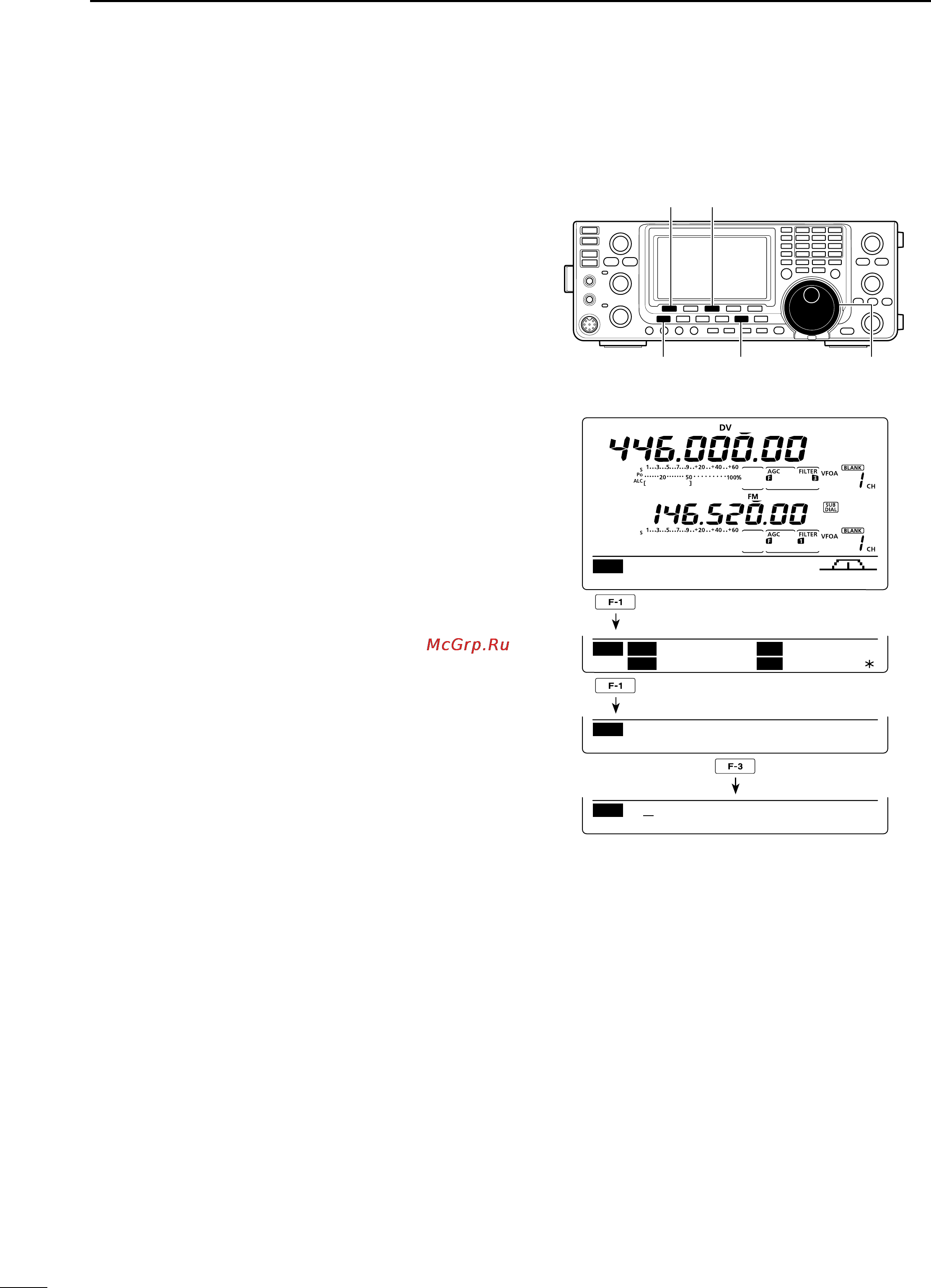 Icom IC-9100 [96/212] Access area repeater call sig