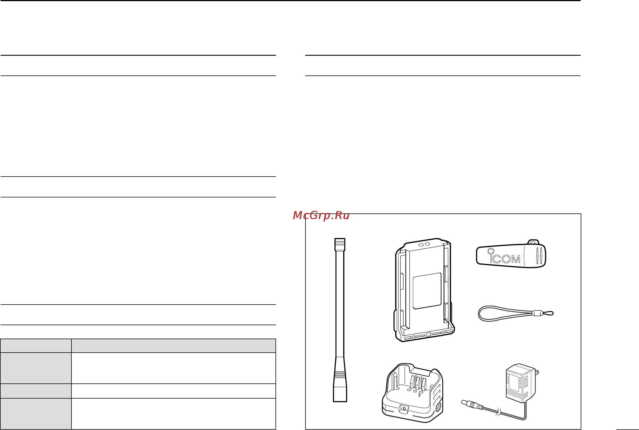Icom IC-A14 [3/44] Explicit definitions