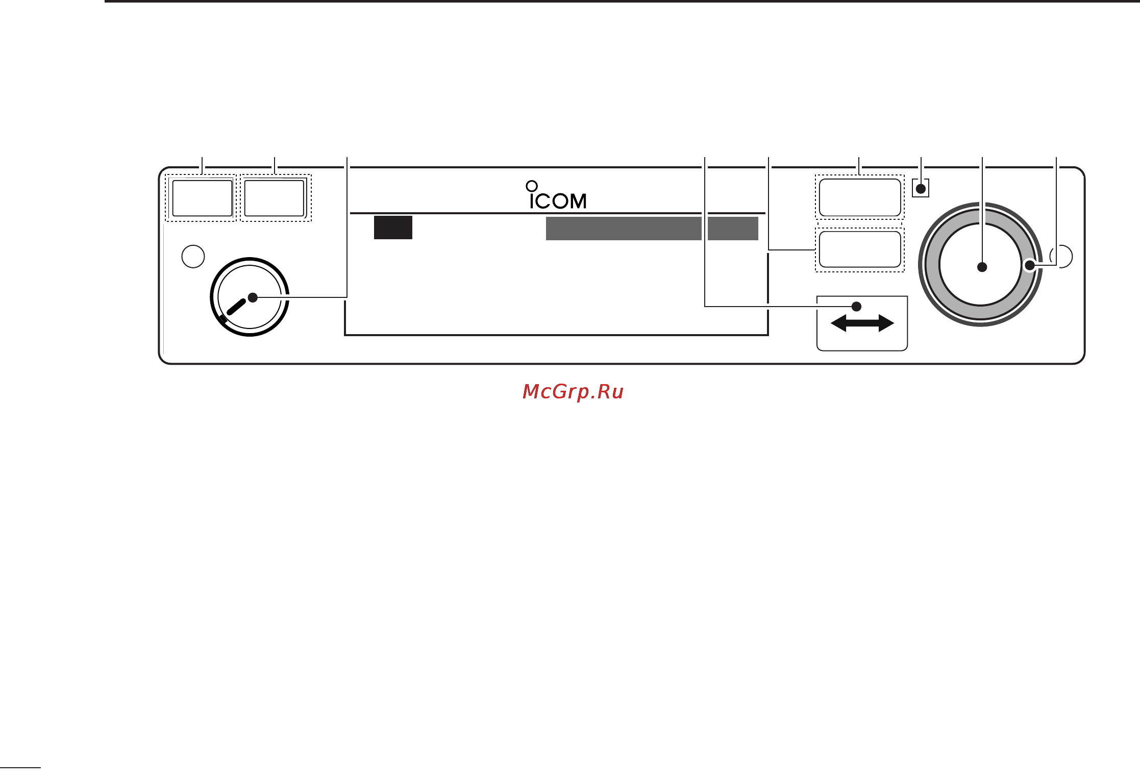 Icom IC-A210 [6/40] I front panel continued