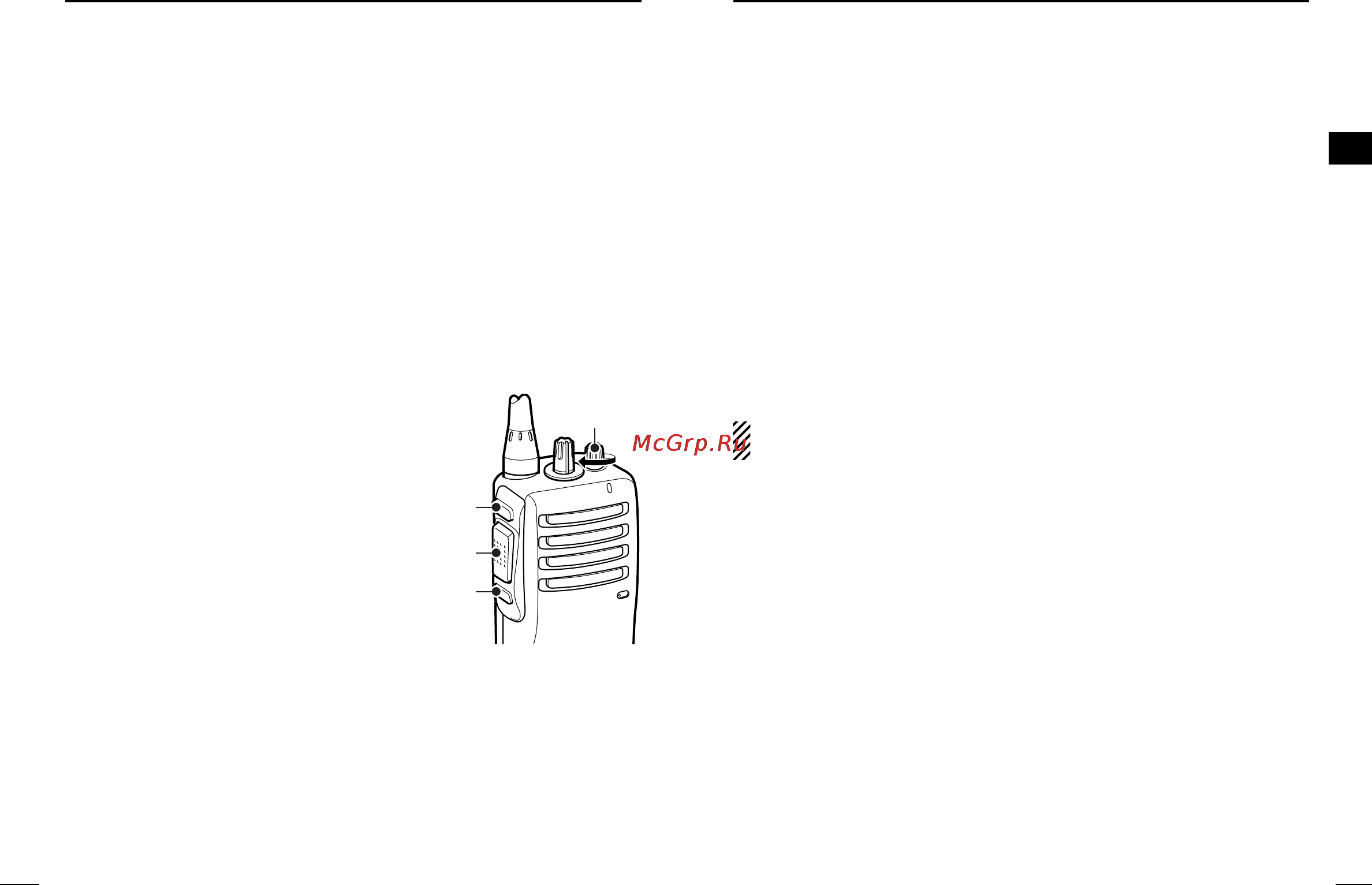 Icom IC-F14/S [12/21] I man down emergency call