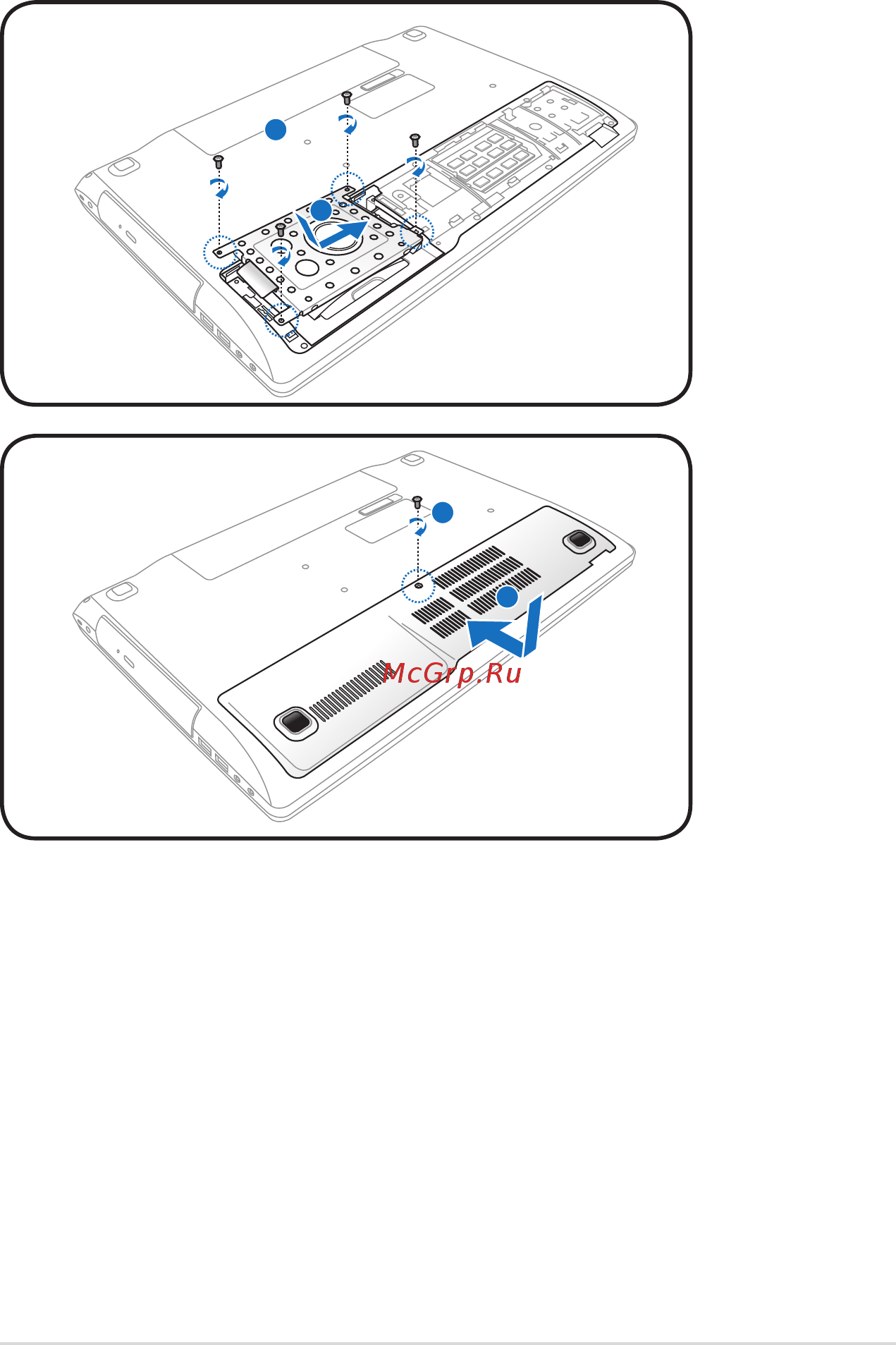 Asus N56VB 90NB0161-M00760 S4063H [65/118] Установка жестких дисков