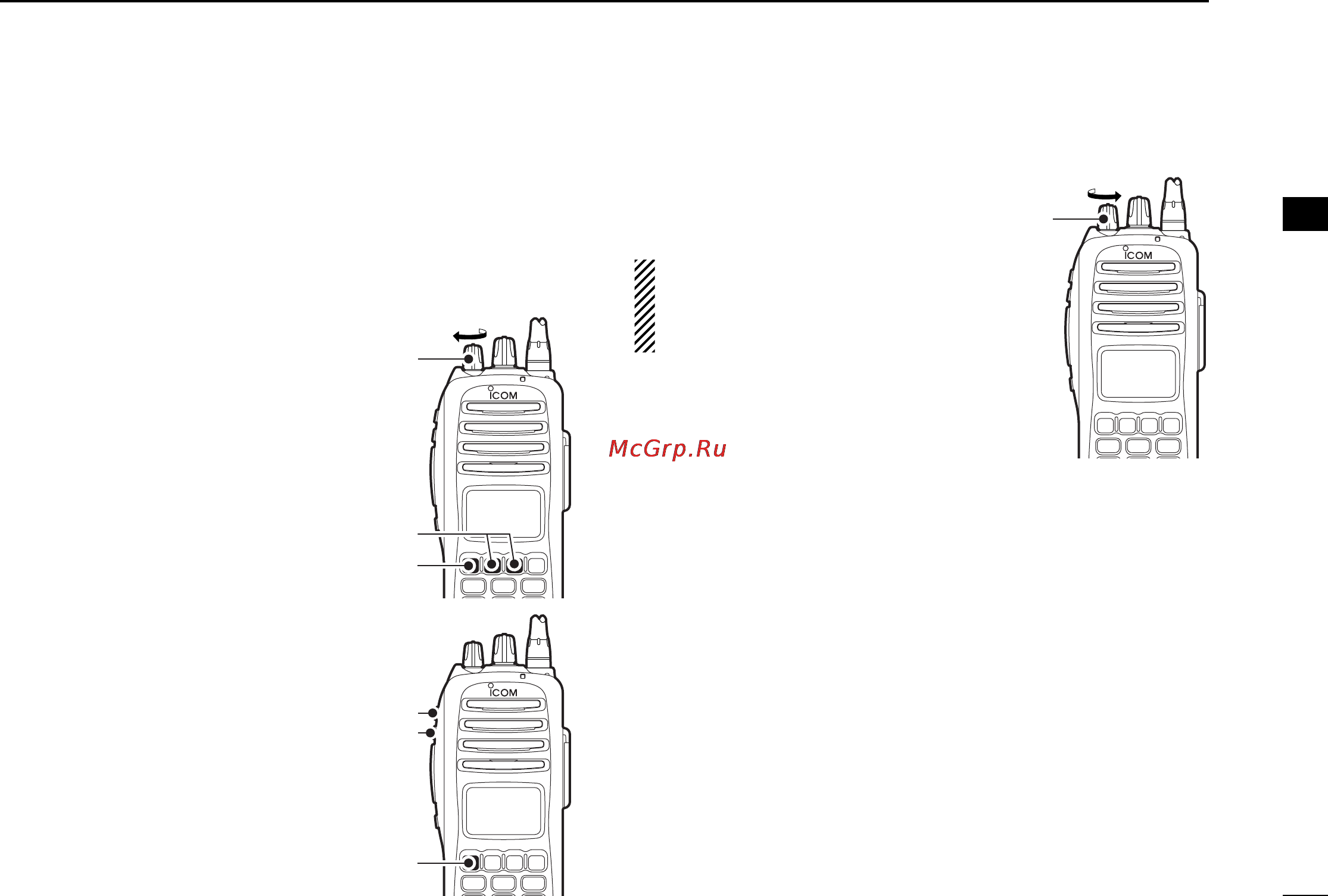 Icom IC-F80T [21/48] I user set mode