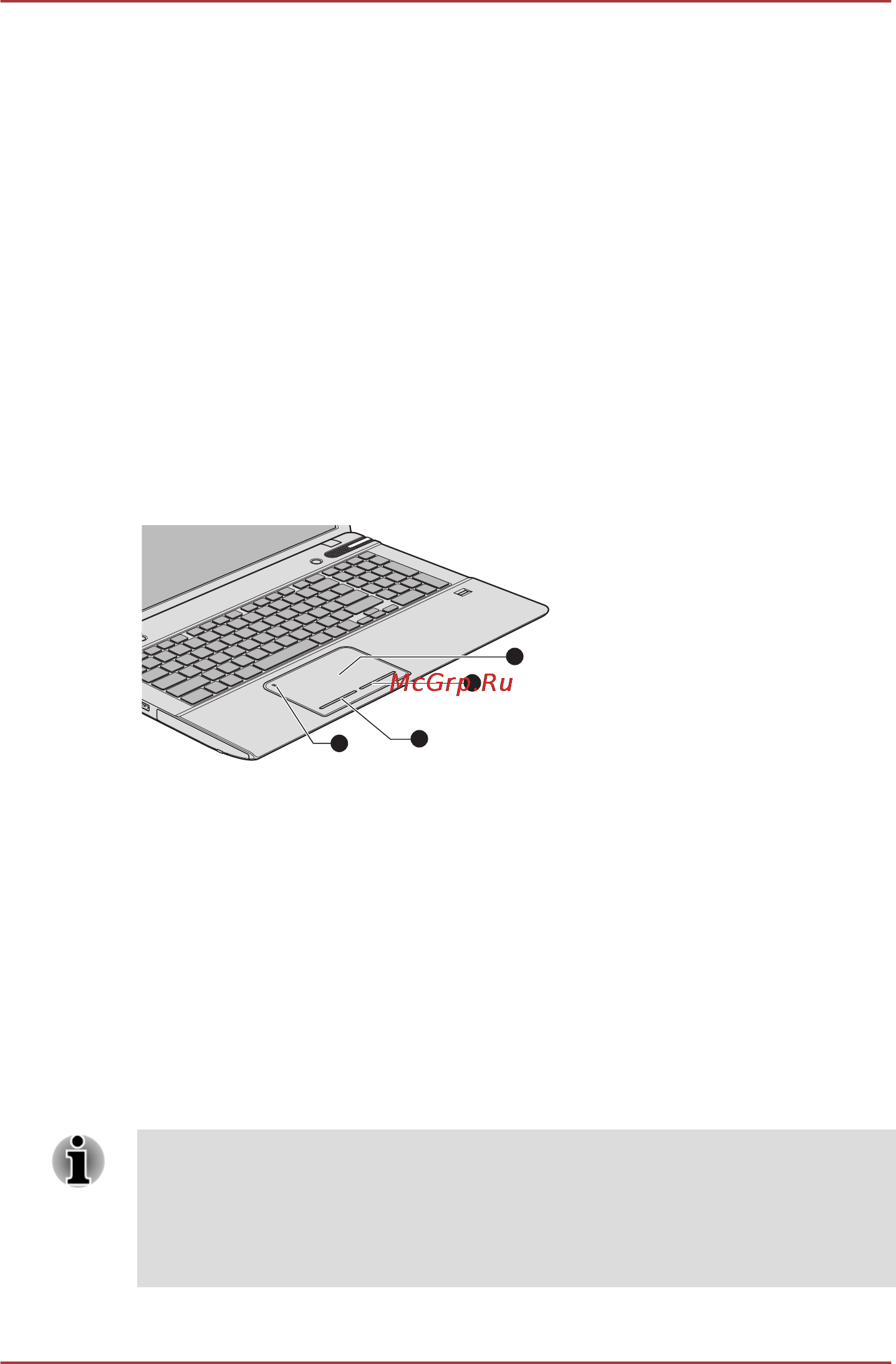 Toshiba P875-BMS [55/212] Использование устройства touch pad