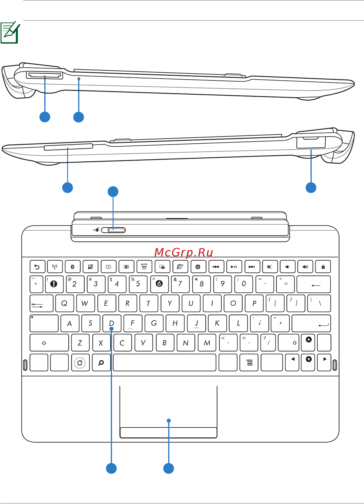 Asus Transformer Pad TF300TG (1K099A) 32Gb 3G Blue [76/96] Подключение мобильной док станции
