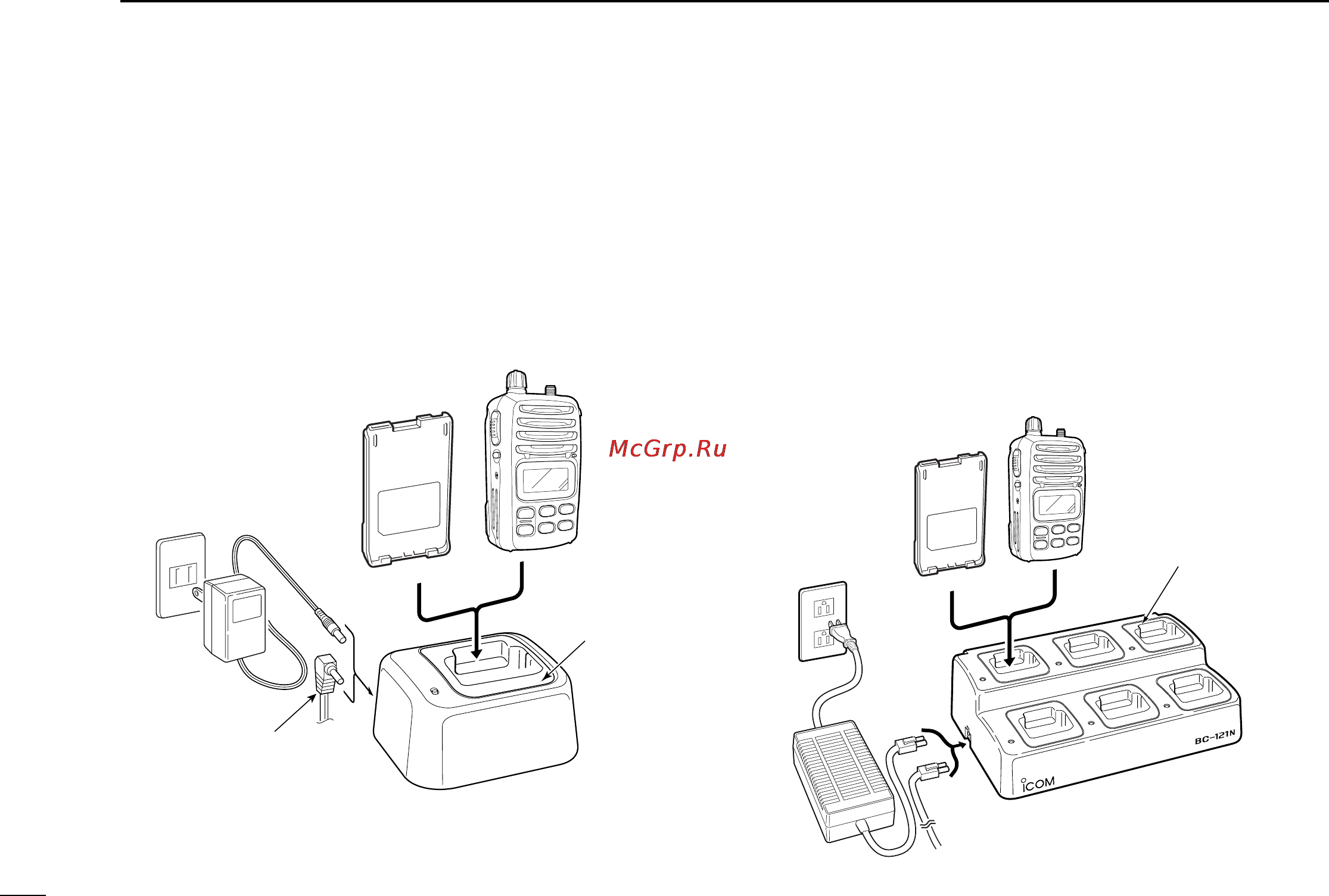 Icom IC-M88 [32/40] I optional battery chargers
