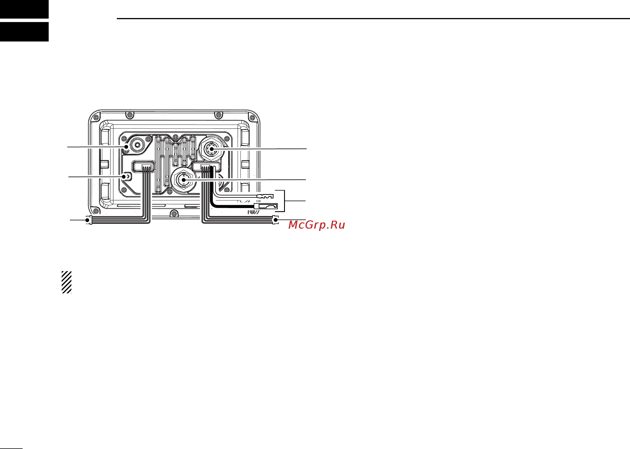 Icom IC-M506 [110/124] Connections and maintenance