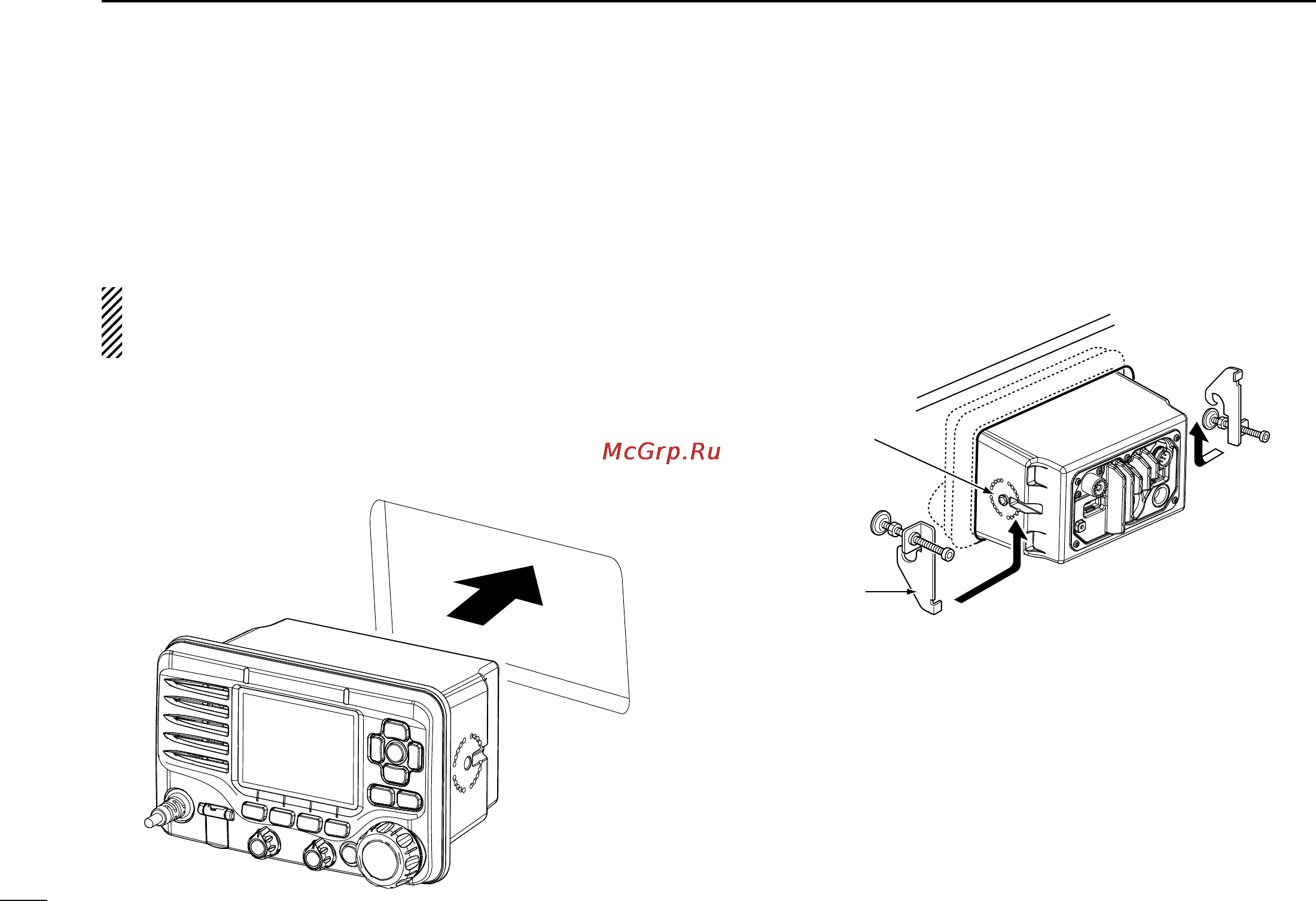 Icom IC-M506 [114/124] Mb 75 mb 132 installation