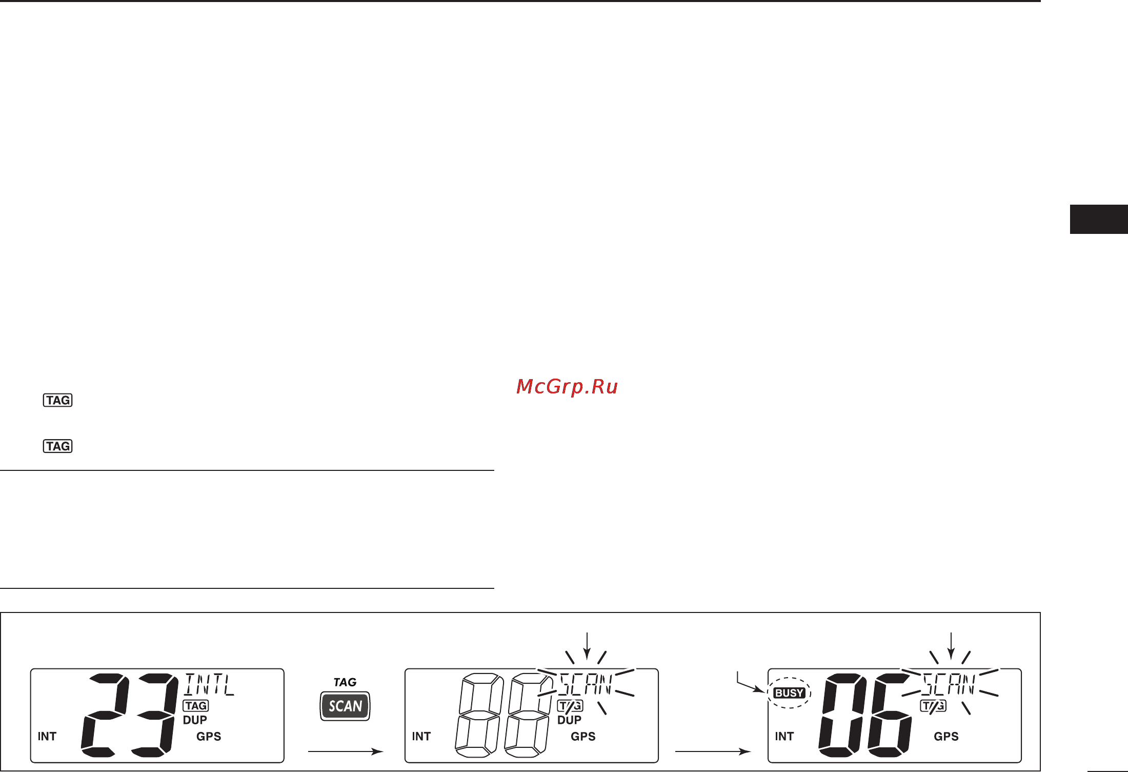 Icom IC-M412 [19/68] N setting tag channels