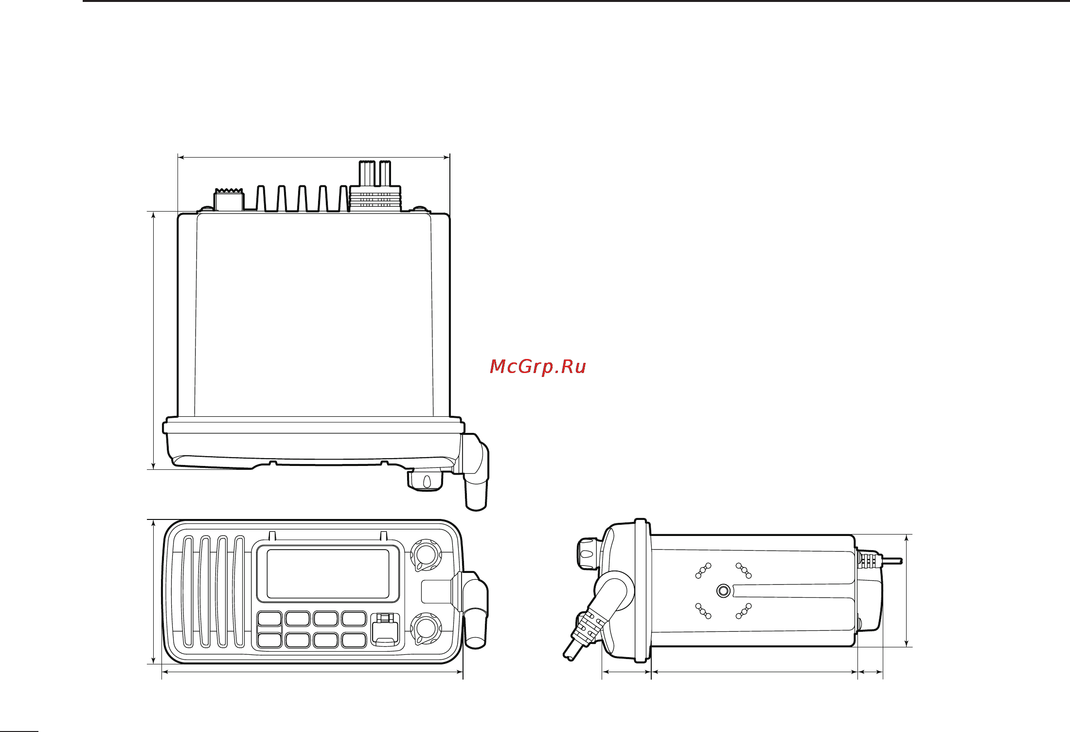 Icom IC-M412 [62/68] Specifications and option