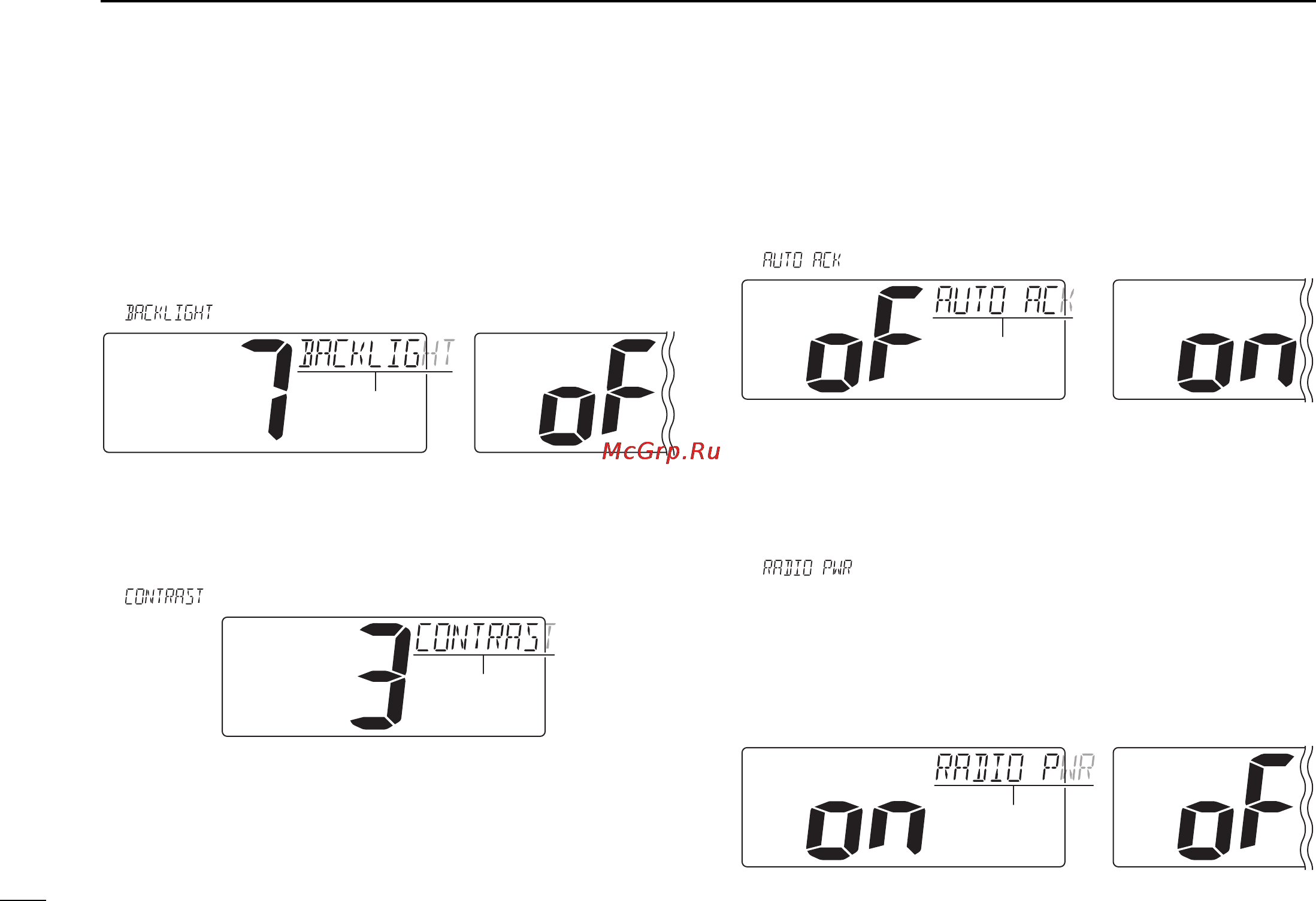 Icom IC-M422 [40/64] D automatic acknowledgement