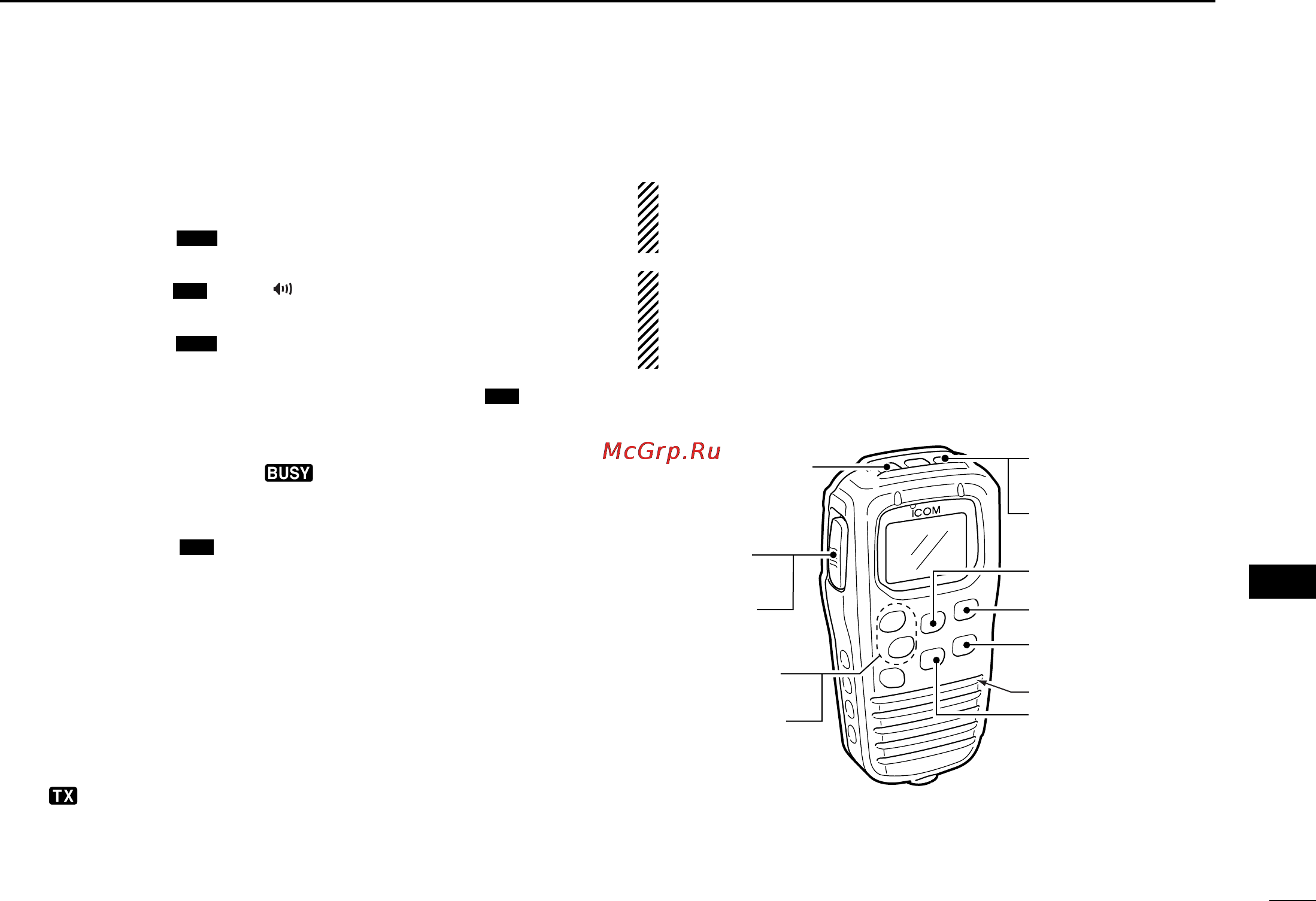 Icom IC-M422 [51/64] I receiving and transmitting