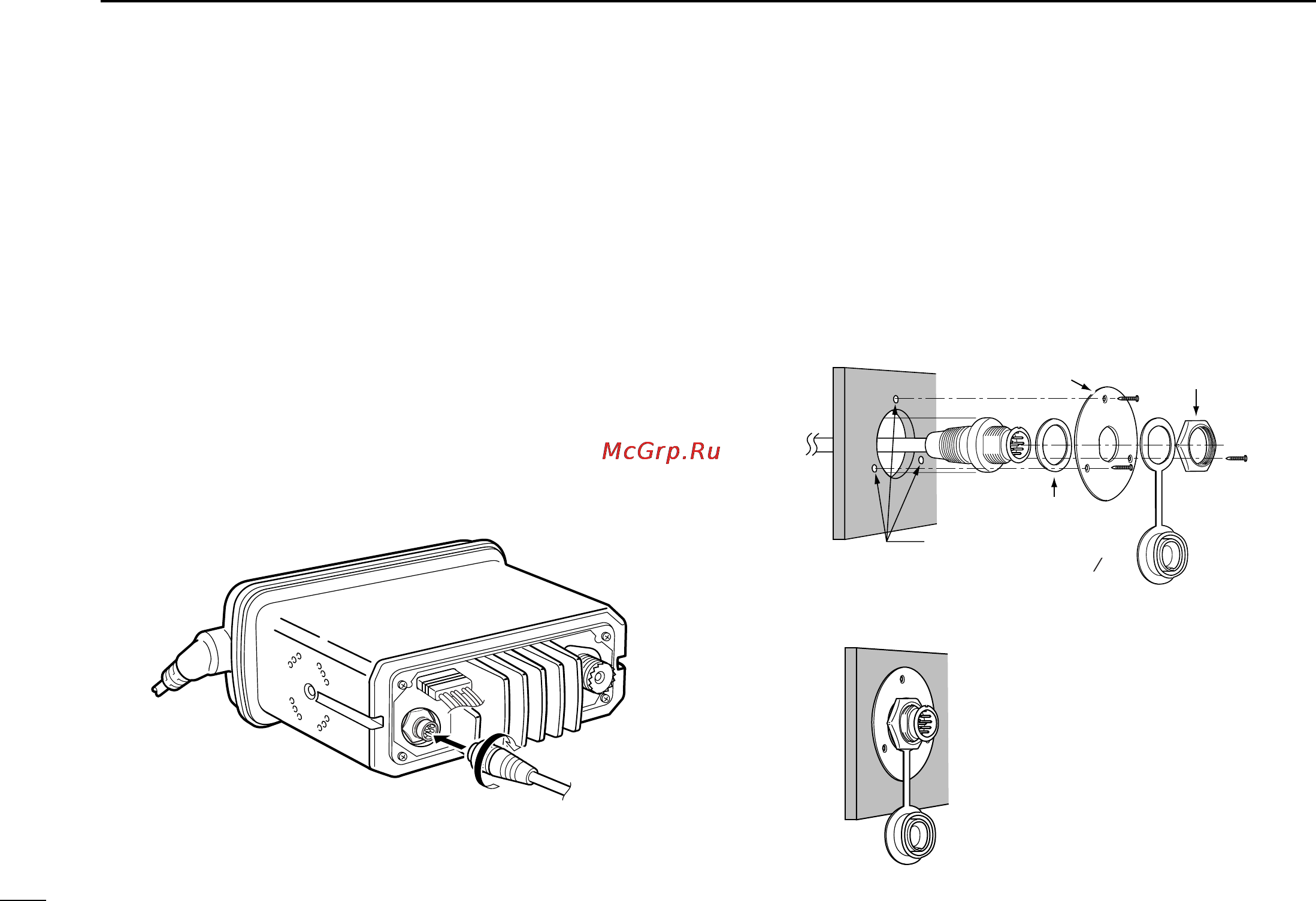 Icom IC-M422 [58/64] I installation