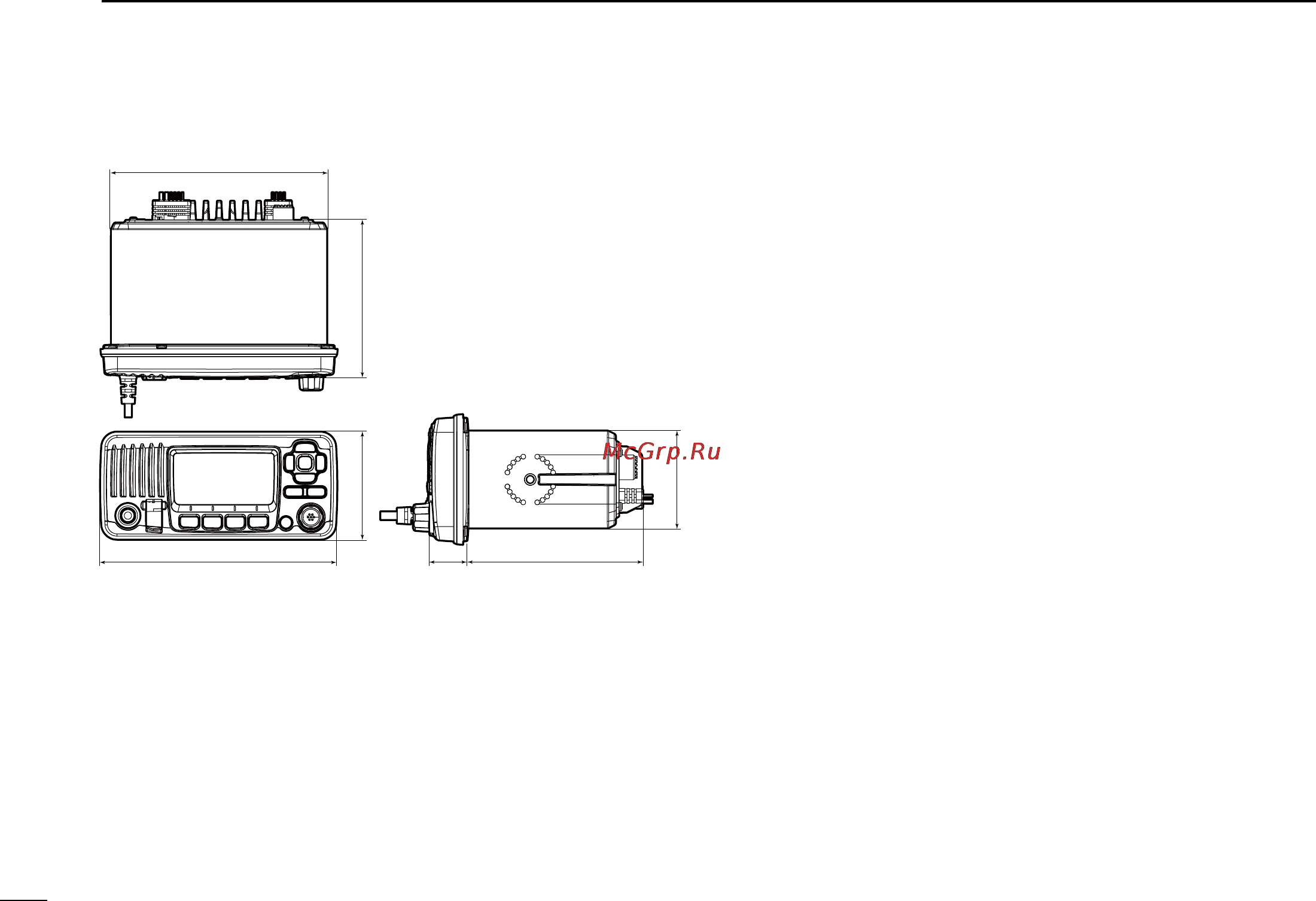 Icom IC-M424 [100/108] Options