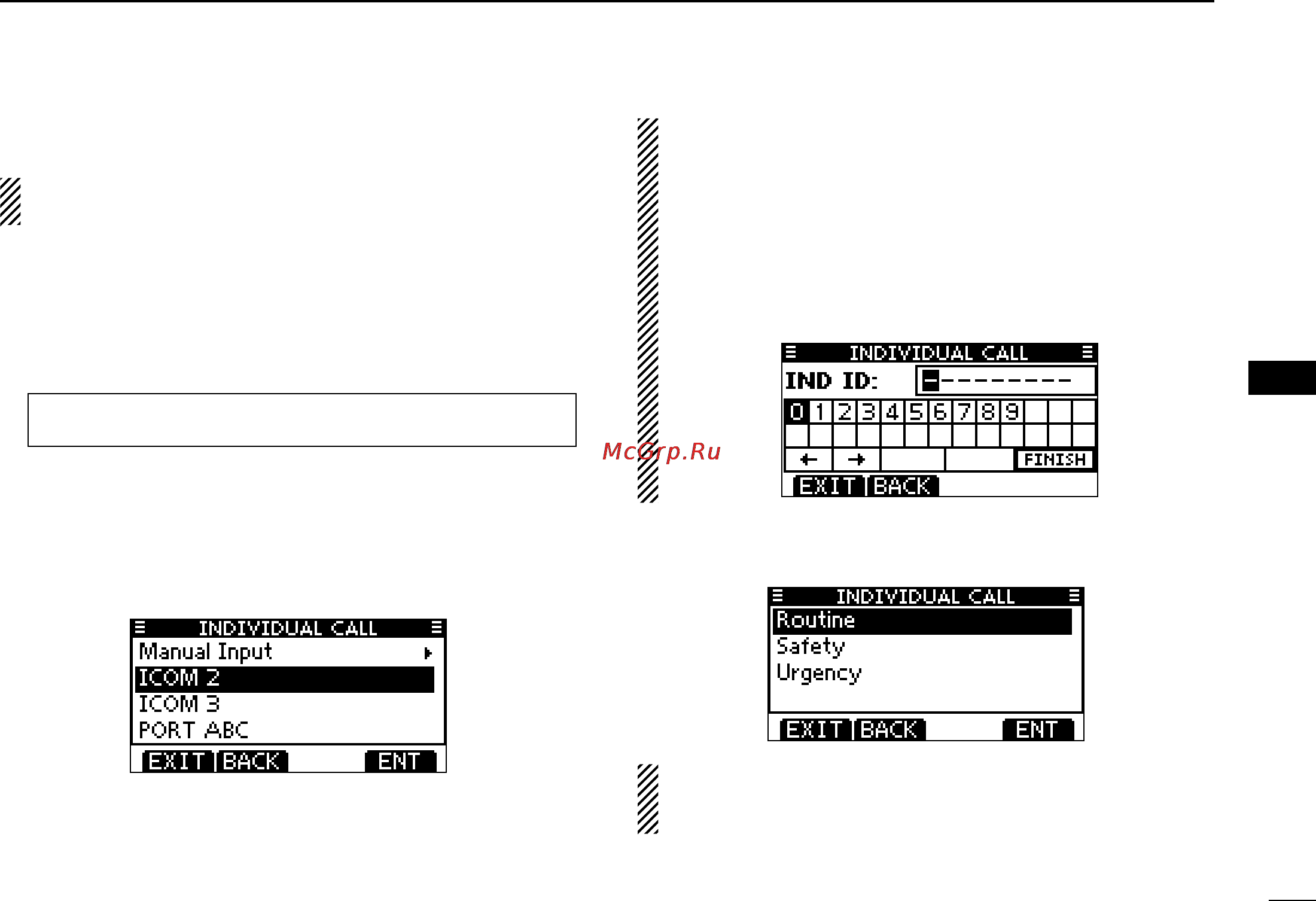 Icom IC-M424 [37/108] Transmitting dsc calls