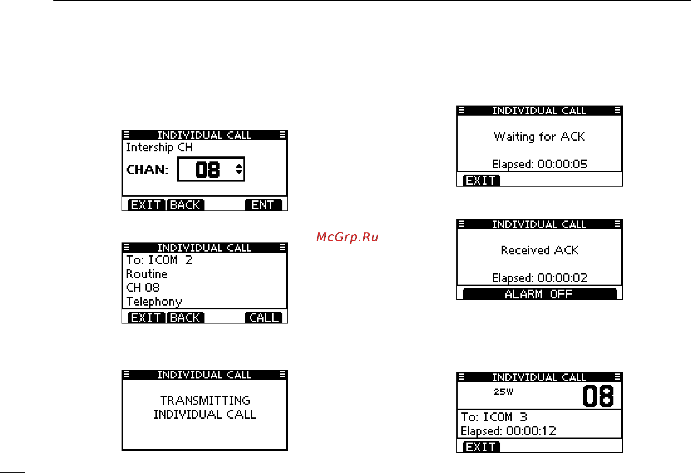 Icom IC-M424 [38/108] Dsc operation