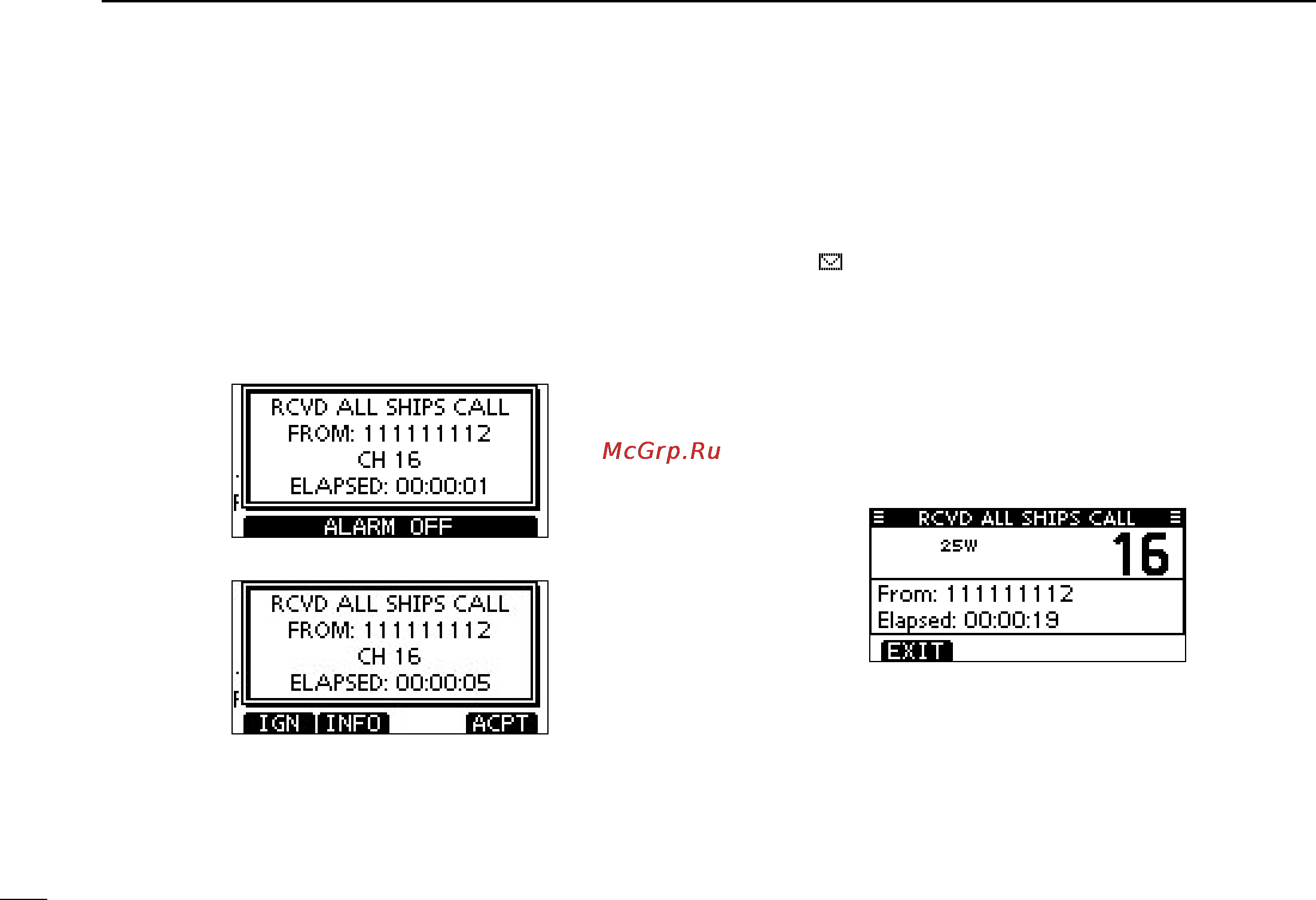 Icom IC-M424 [66/108] Dsc operation