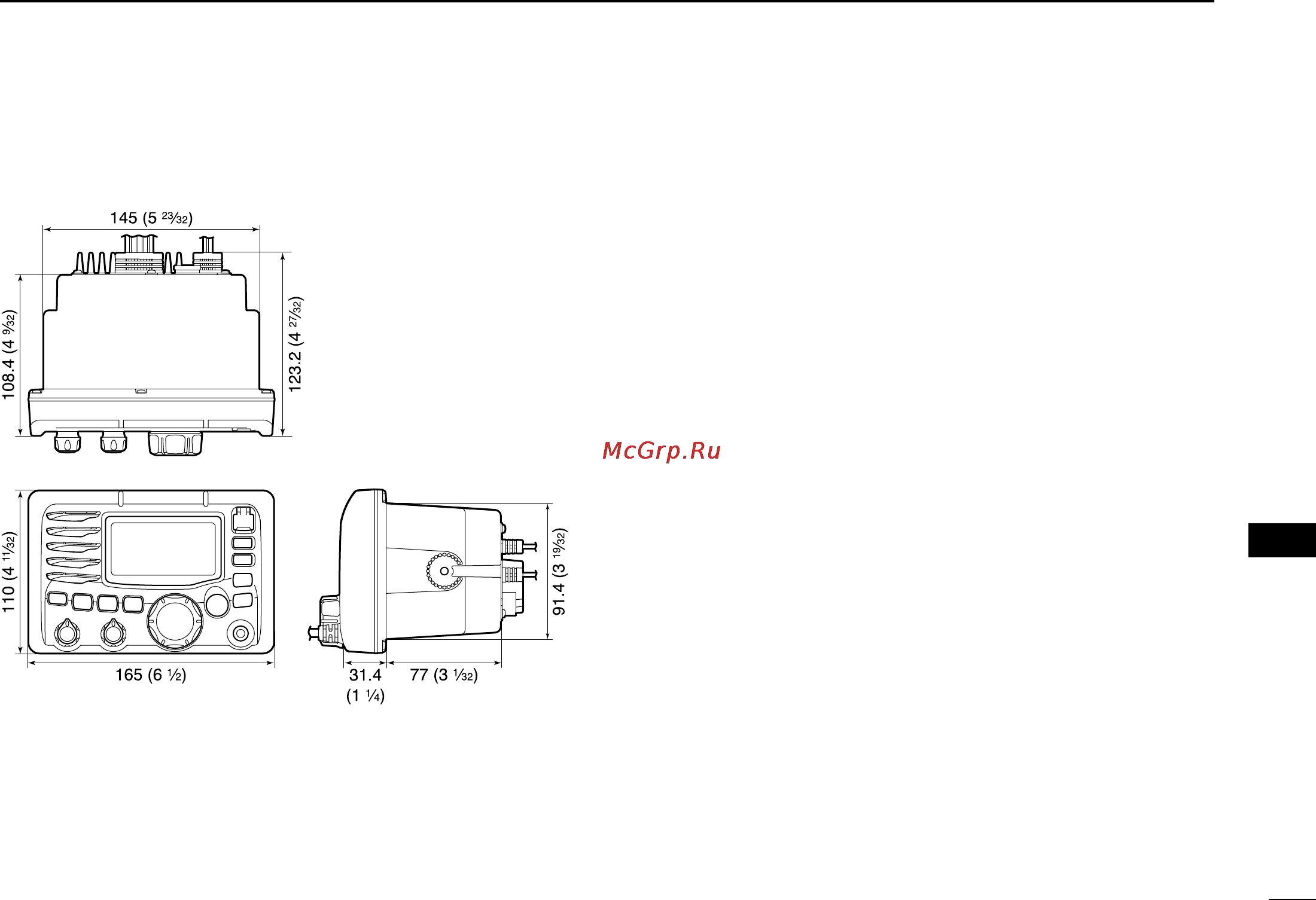 Icom IC-M504 [75/80] Specifications and options