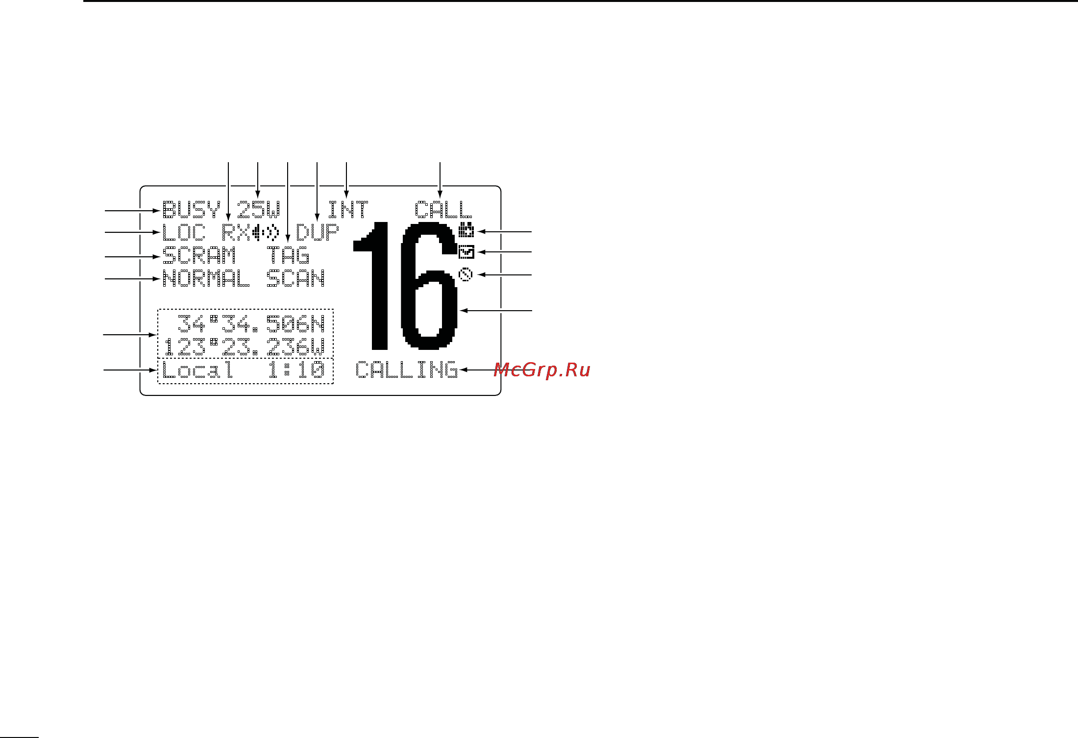 Icom IC-M504A [10/80] Function display