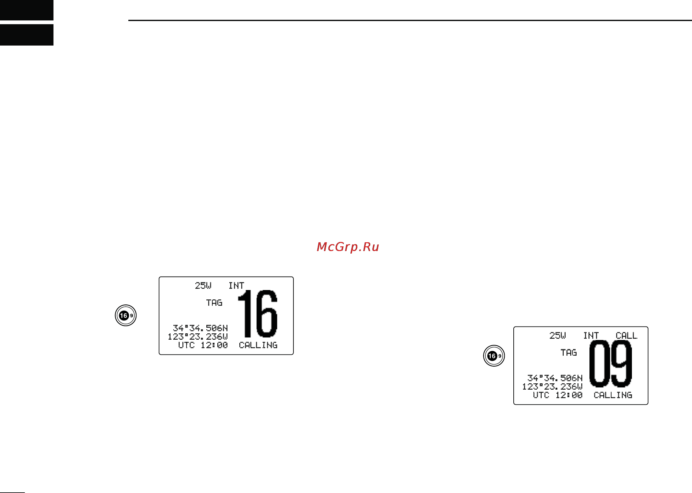 Icom IC-M504A [12/80] Basic operation