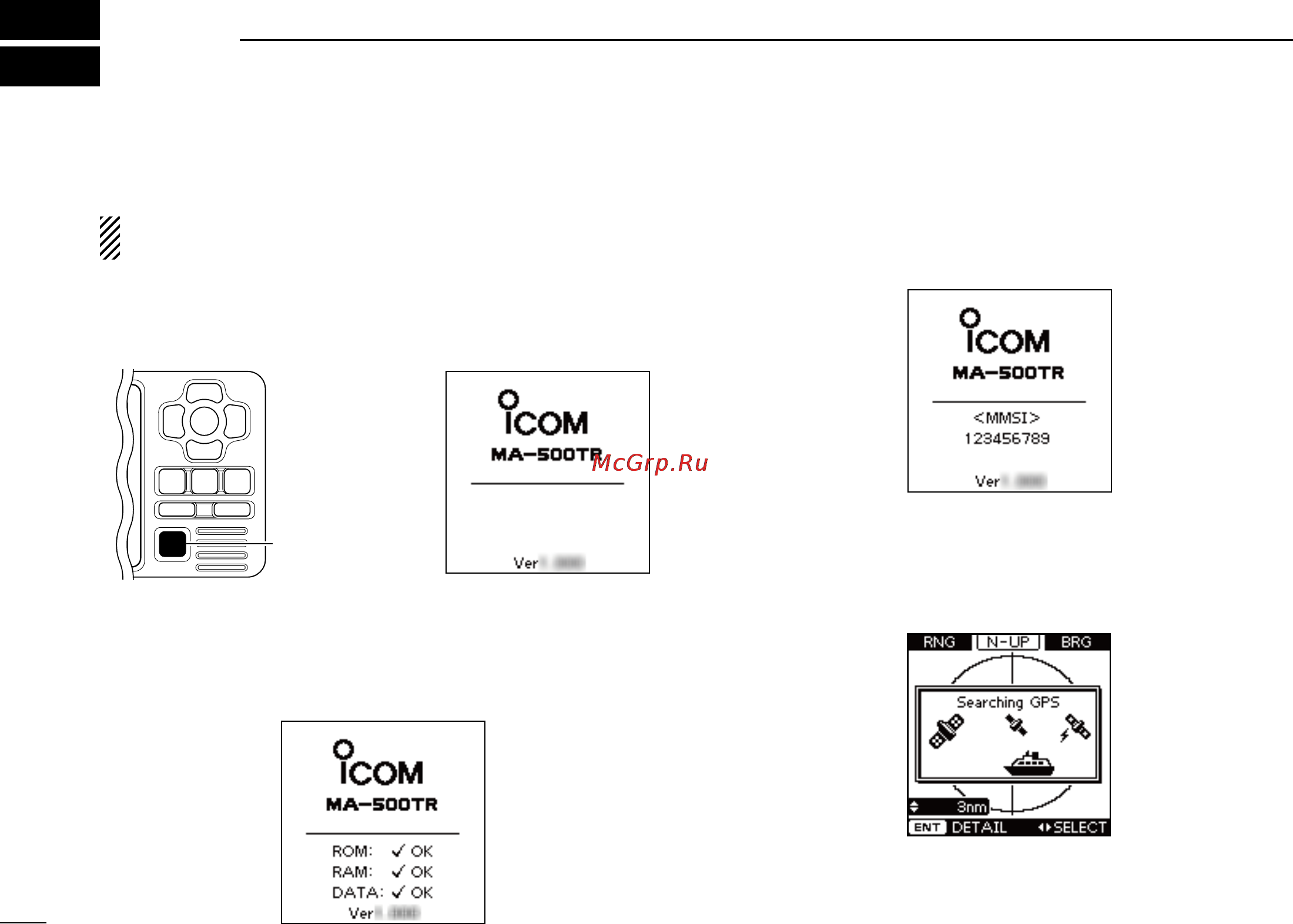 Icom MA-500TR [22/60] Basic operation