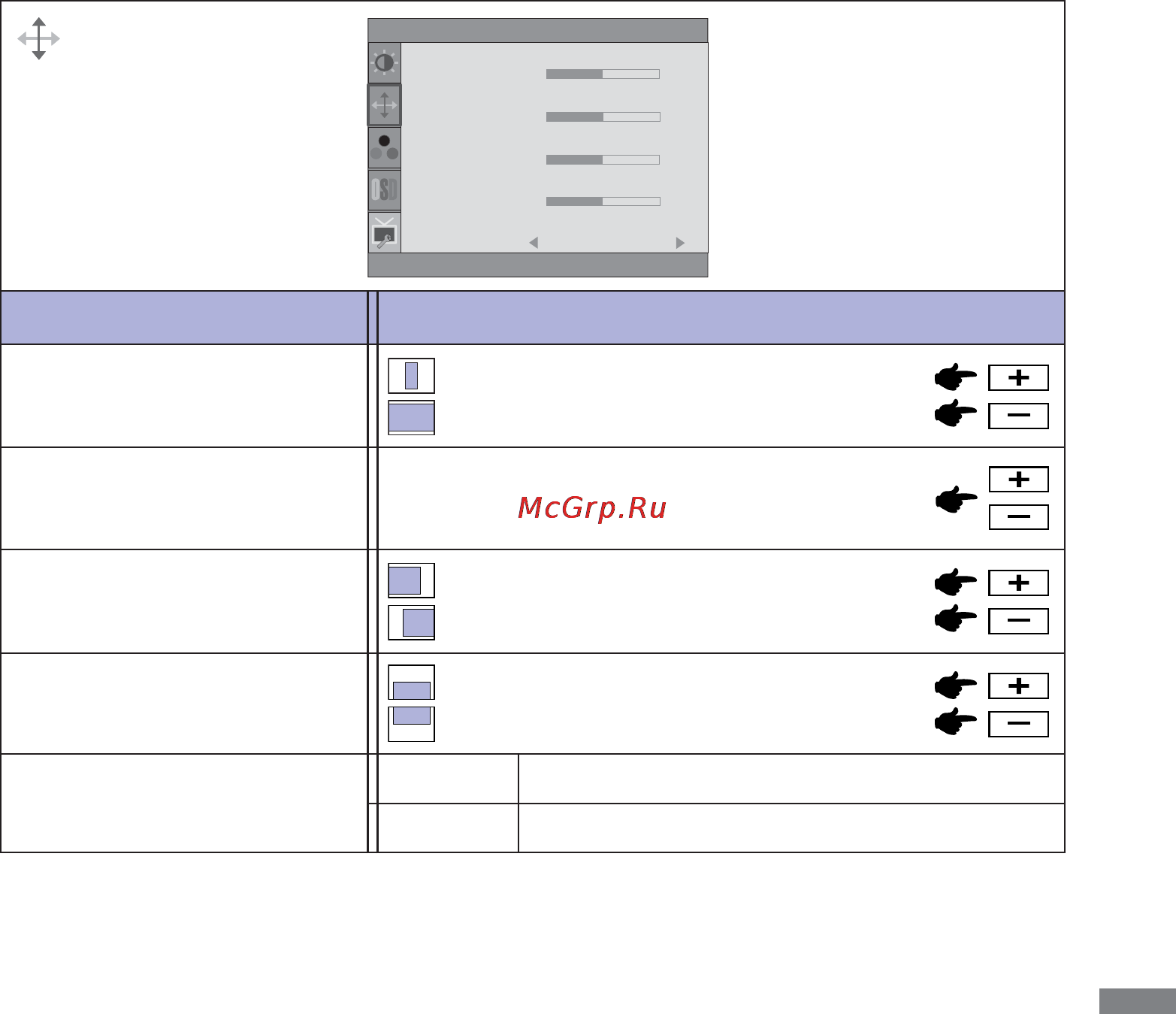Iiyama ProLite PLX2775HDS-B1 [14/26] Настройка изображ image setup