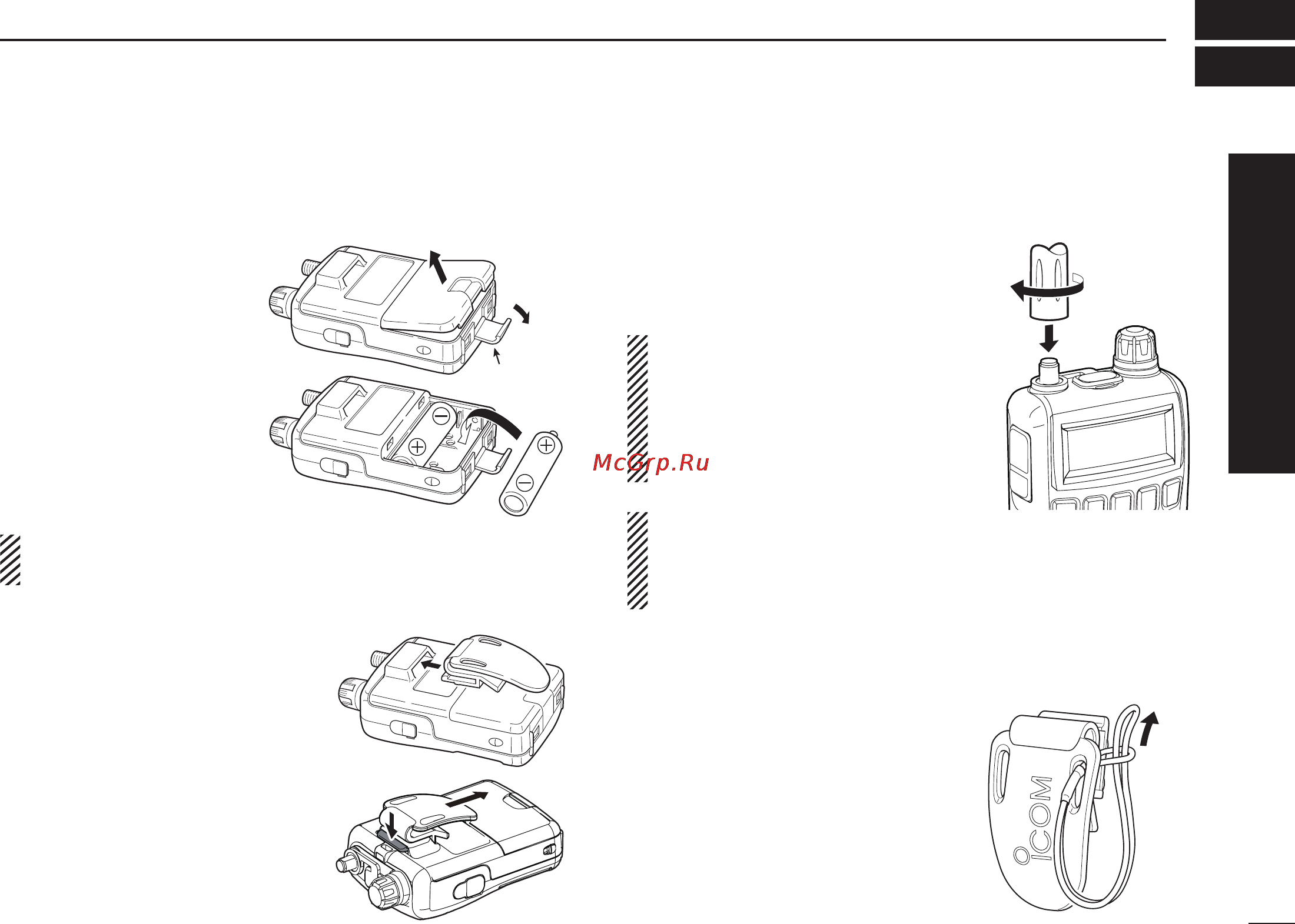 Icom IC-R6 [7/96] Quick reference guide