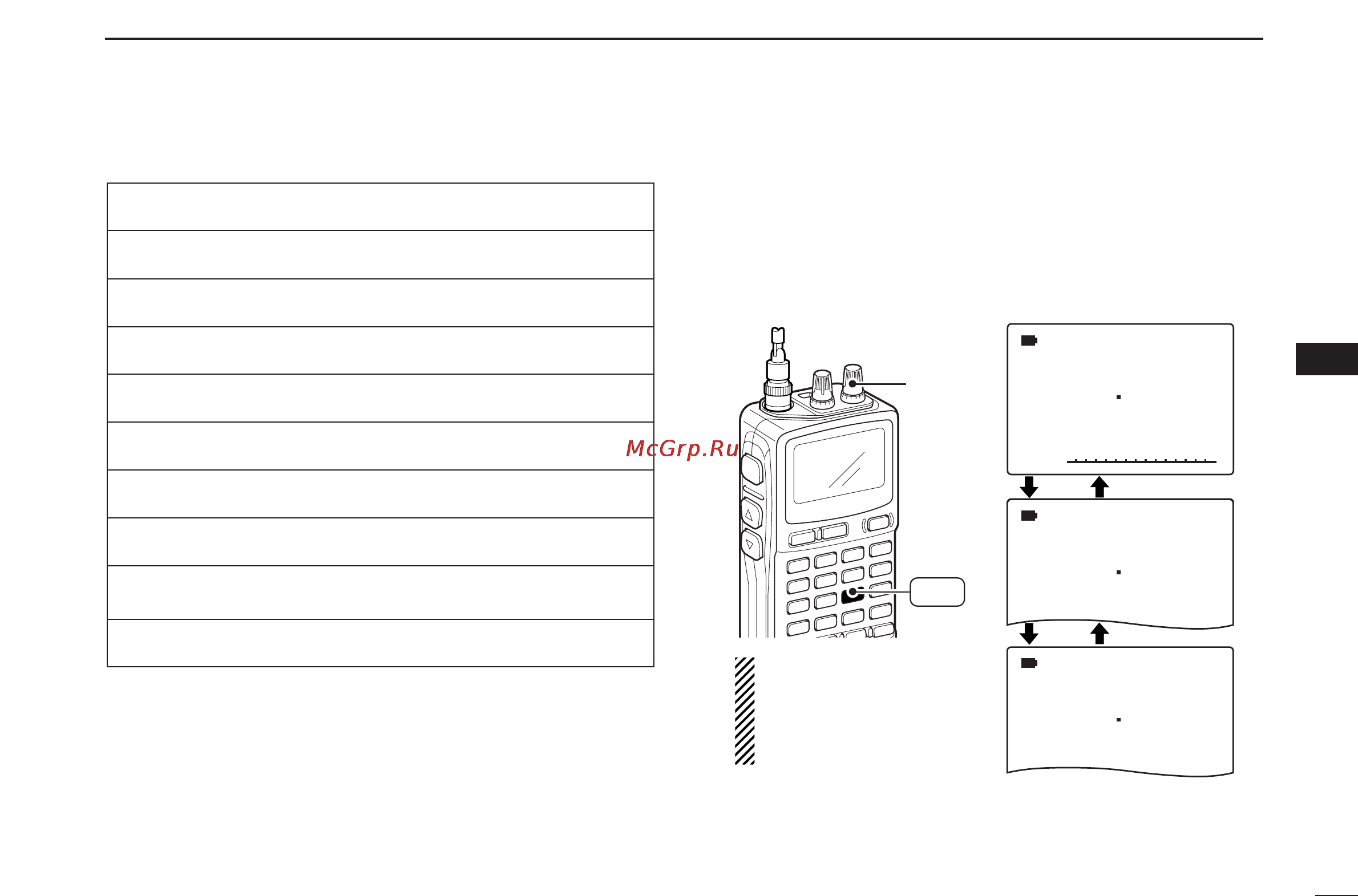 Icom IC-R20 [43/108] Selecting memory bank name indication