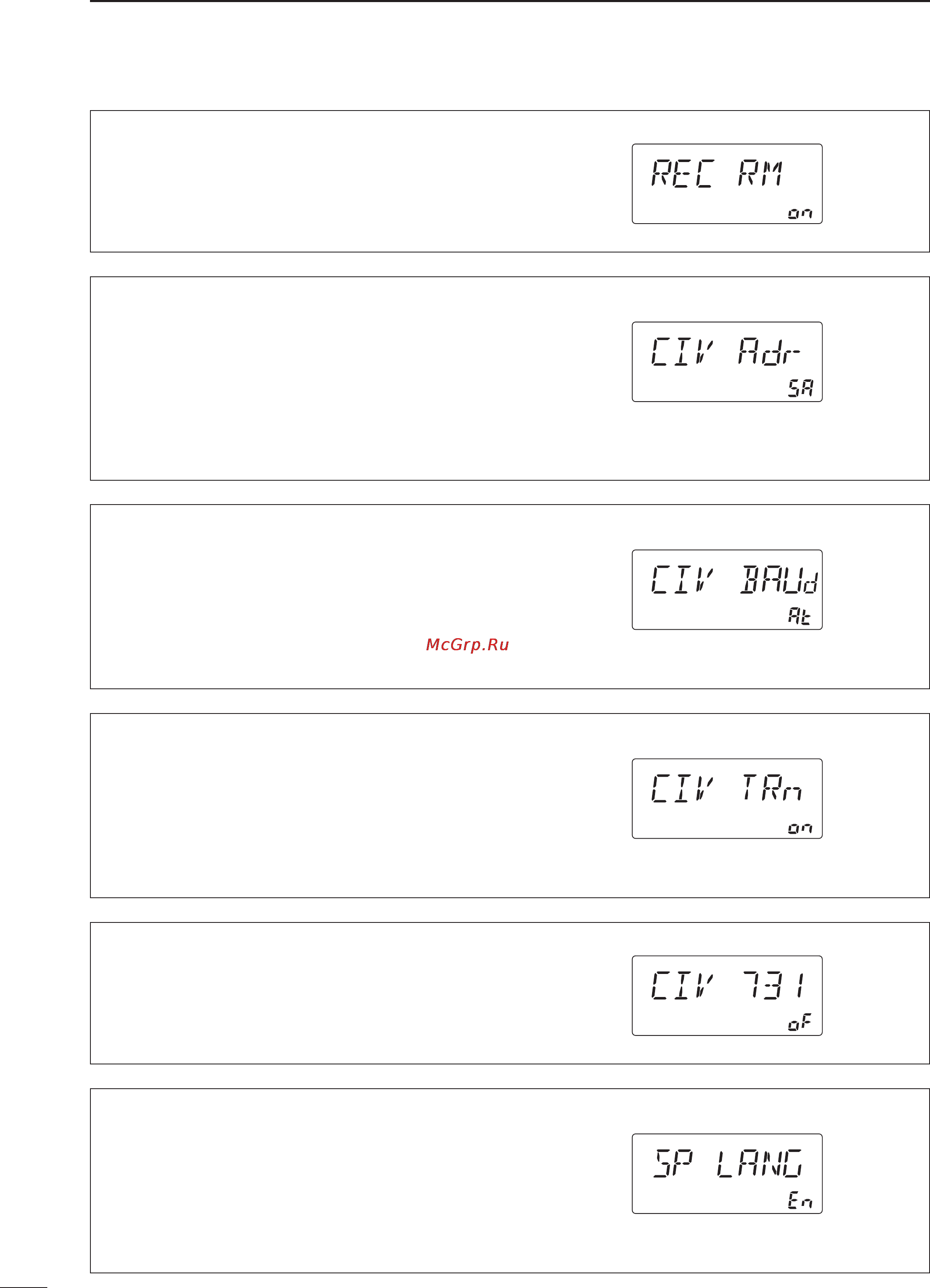 Icom IC-R75 [36/48] Speech language