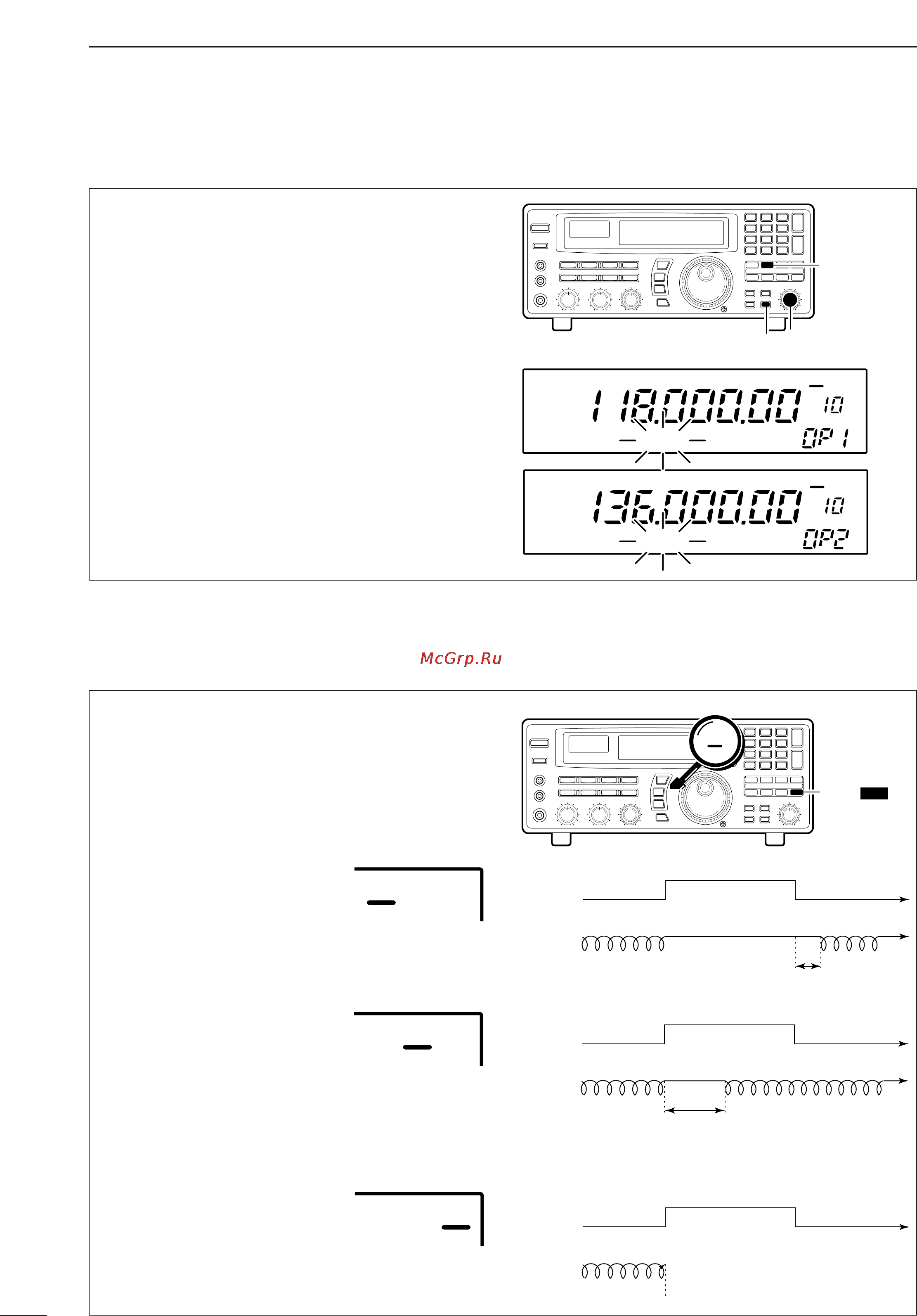 Icom IC-R8500 [30/48] I programming scan edge frequencies