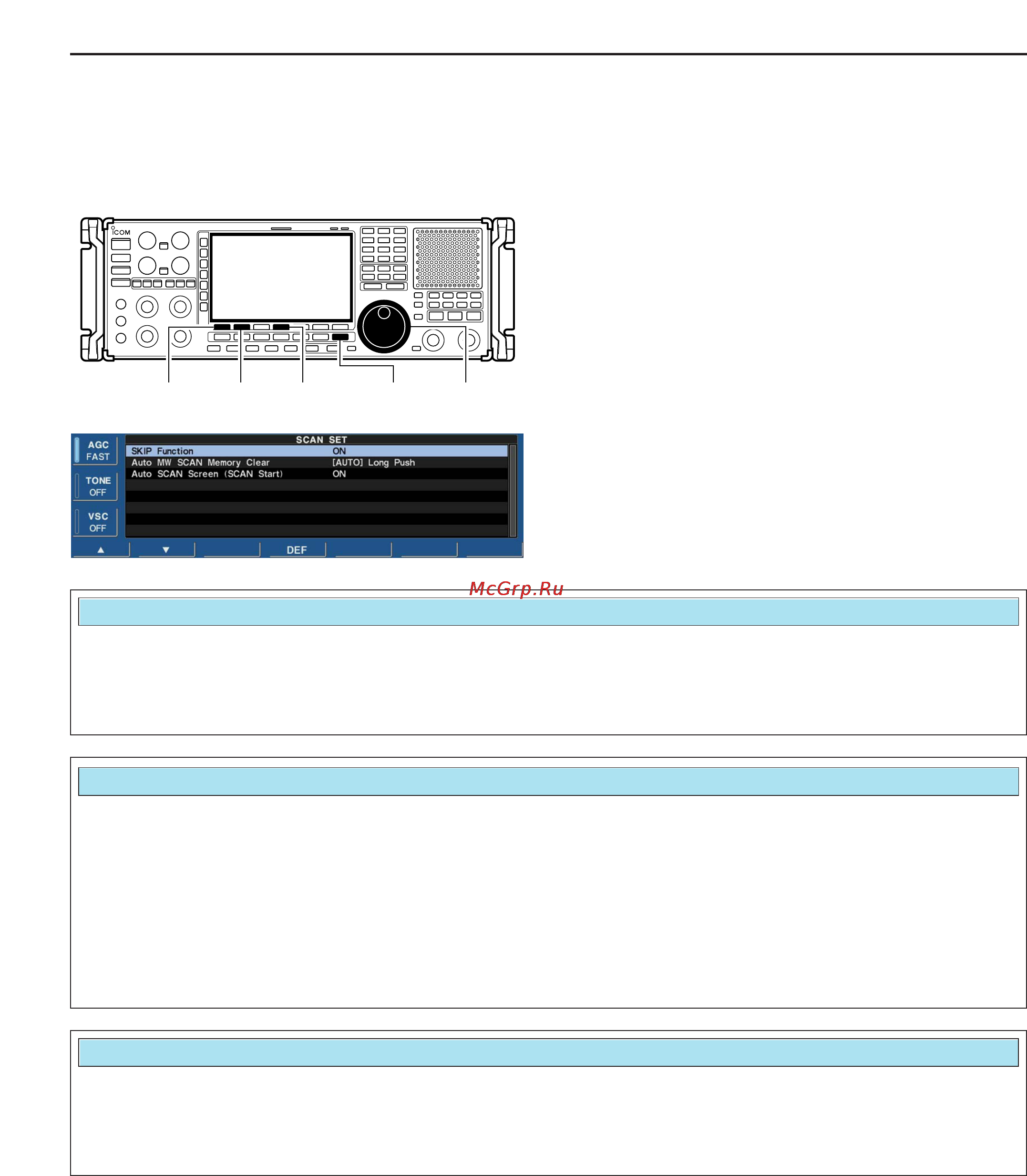 Icom IC-R9500 [106/194] Scan set mode