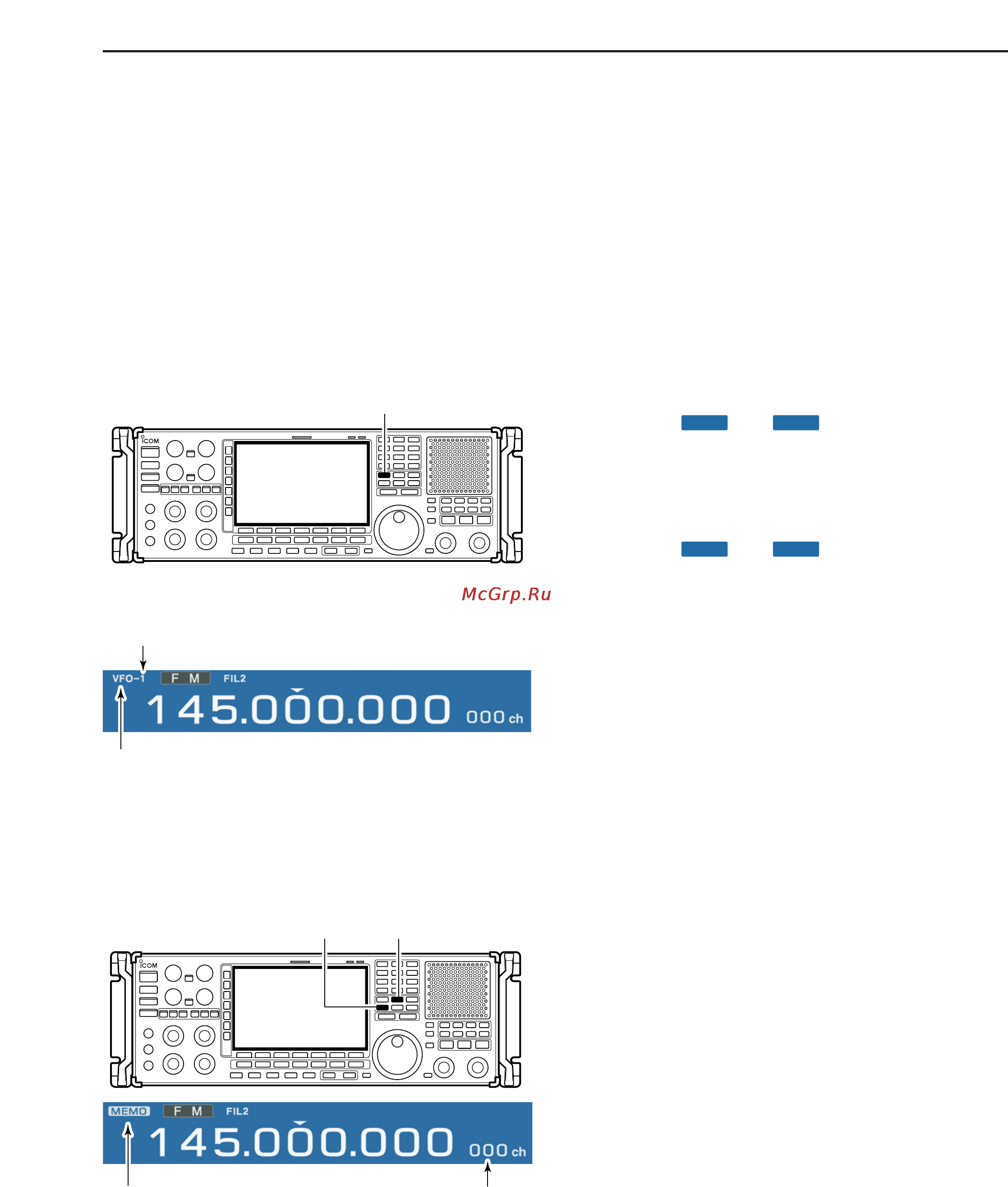Icom IC-R9500 [39/194] Selecting vfo mode