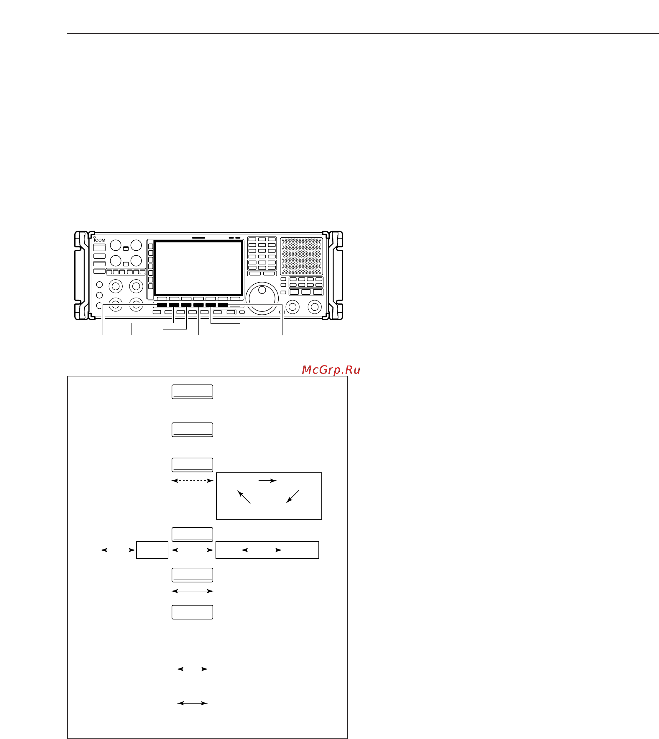 Icom IC-R9500 [43/194] Operating mode selection