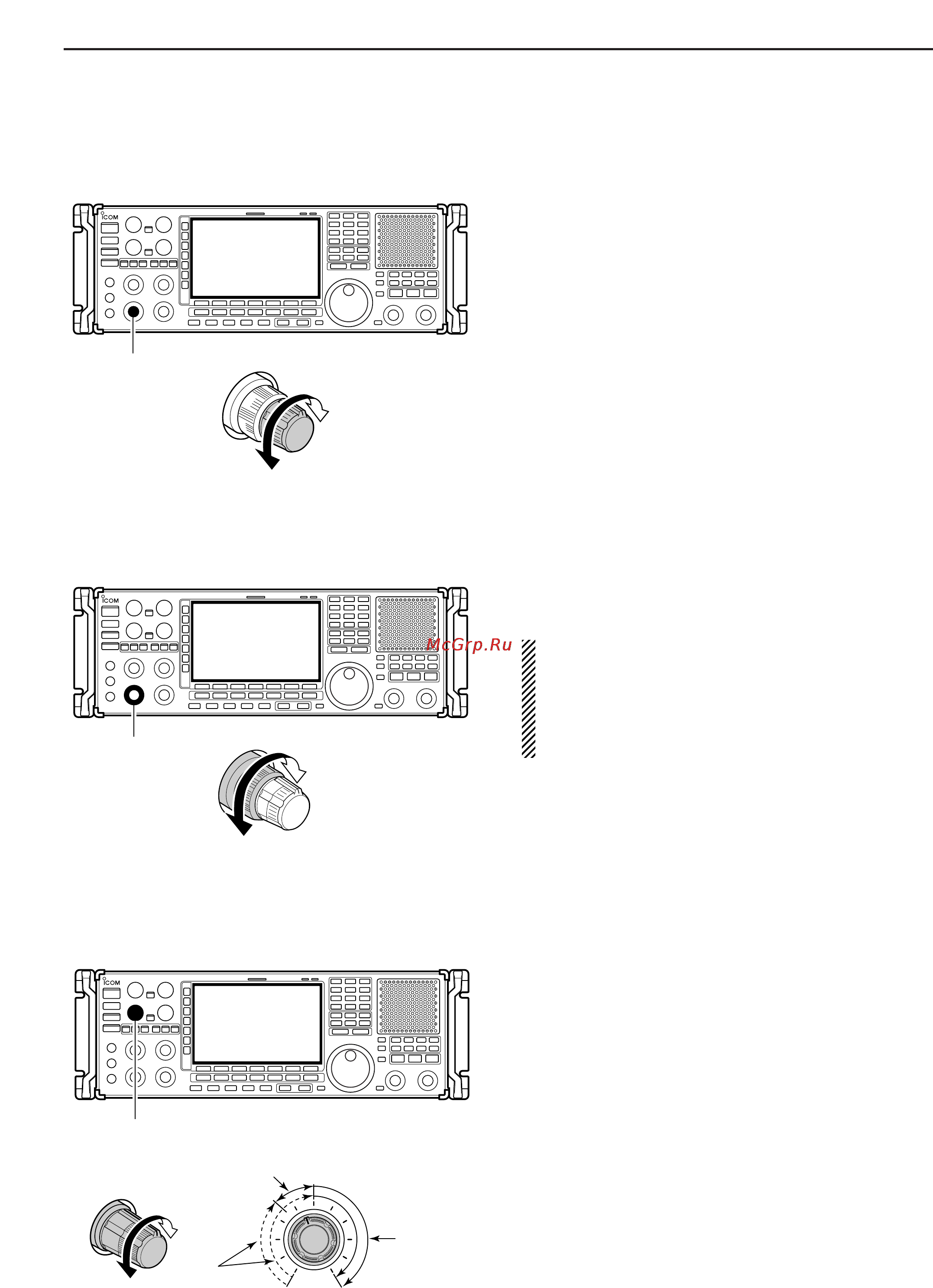 Icom IC-R9500 [44/194] Rf gain adjustment